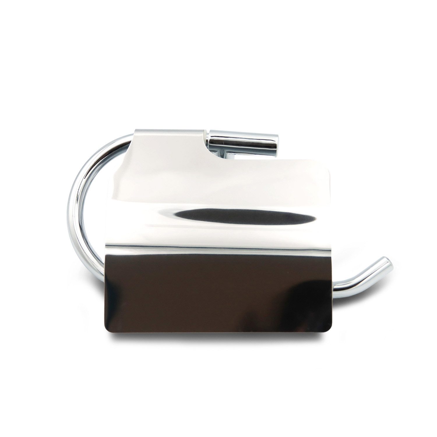 Feridras Toilettenpapierhalter Edelstahl WC-Toilettenpapierhalter in Chrom "Bora"