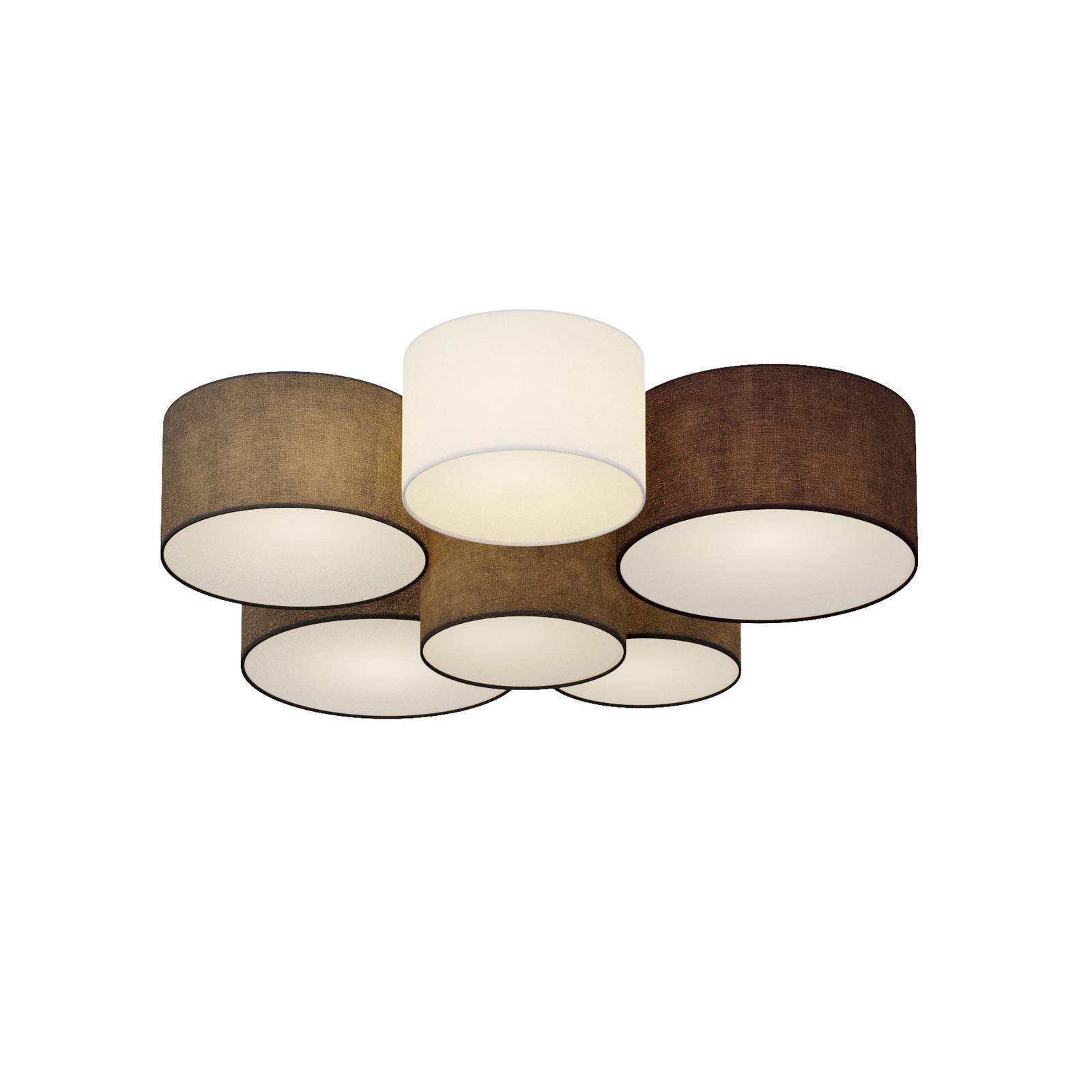 Lindby Deckenleuchten Laurenz, Alu IP20, 6 x 15 W LED günstig online kaufen