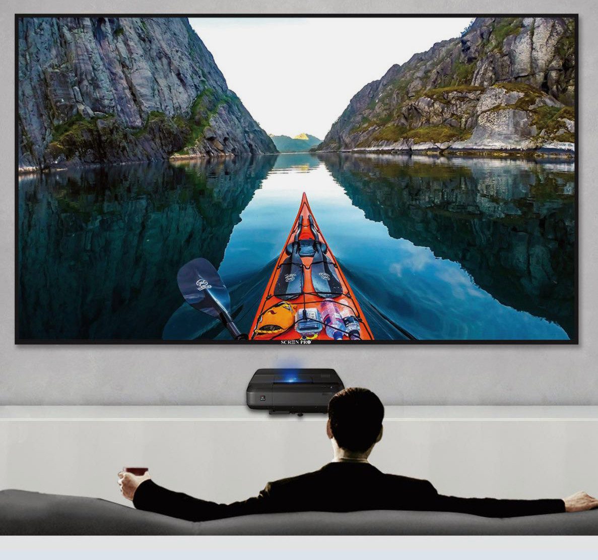 HiViLux 16:9 UST Zero Rahmenleinwand ALR/CLR HiViPrism Cinema HDR Rahmenleinwand (UST CLR)