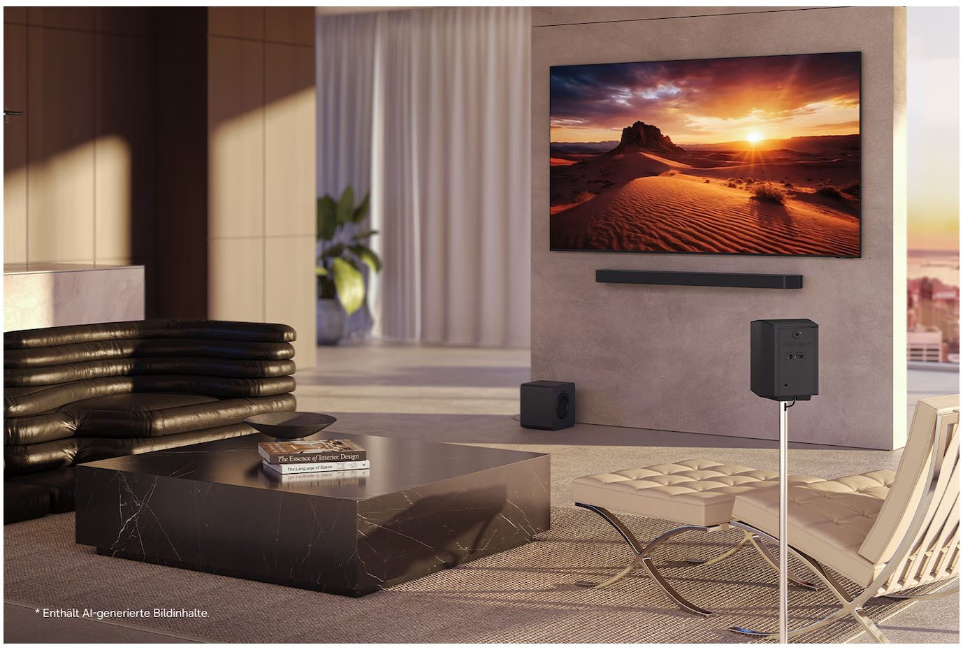 Samsung HW-Q995GH Soundbar 11.1.4 (Bluetooth, WLAN (WiFi), 80 W, 11.1.4-Kanal Surround-Sound, Kabelloser 8"-Dual-Subwoofer, Dolby Atmos) – Bild 5 von 5