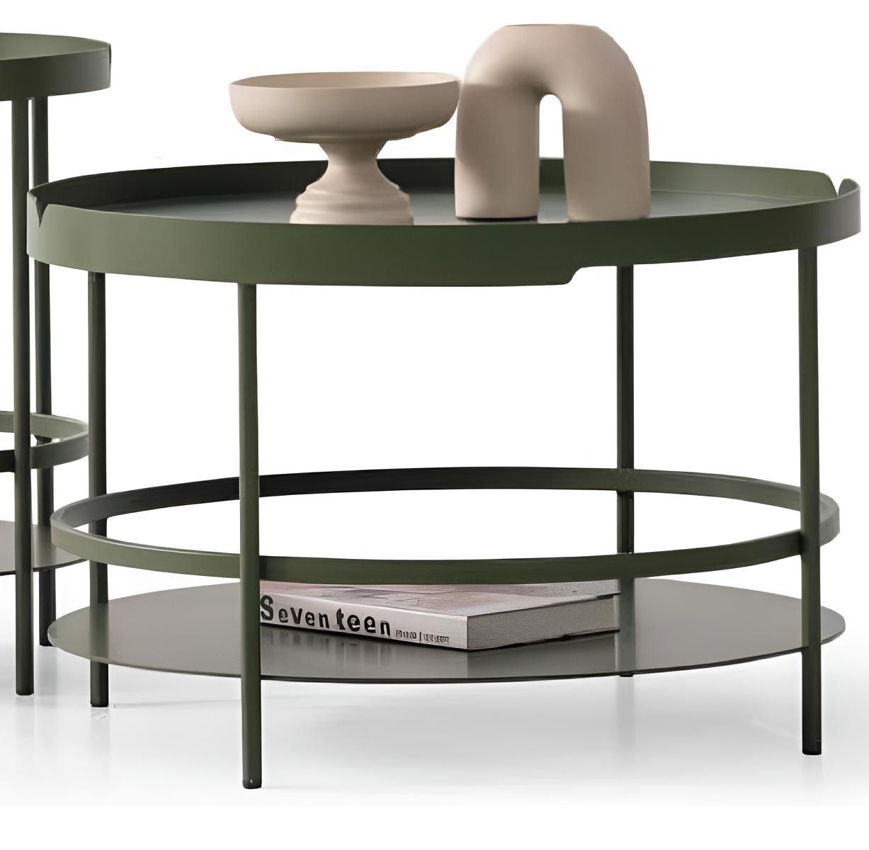 JVmoebel Couchtisch JVMoebel Grüner Metalltisch mit polierter Oberfläche (Packung), Made in Europa