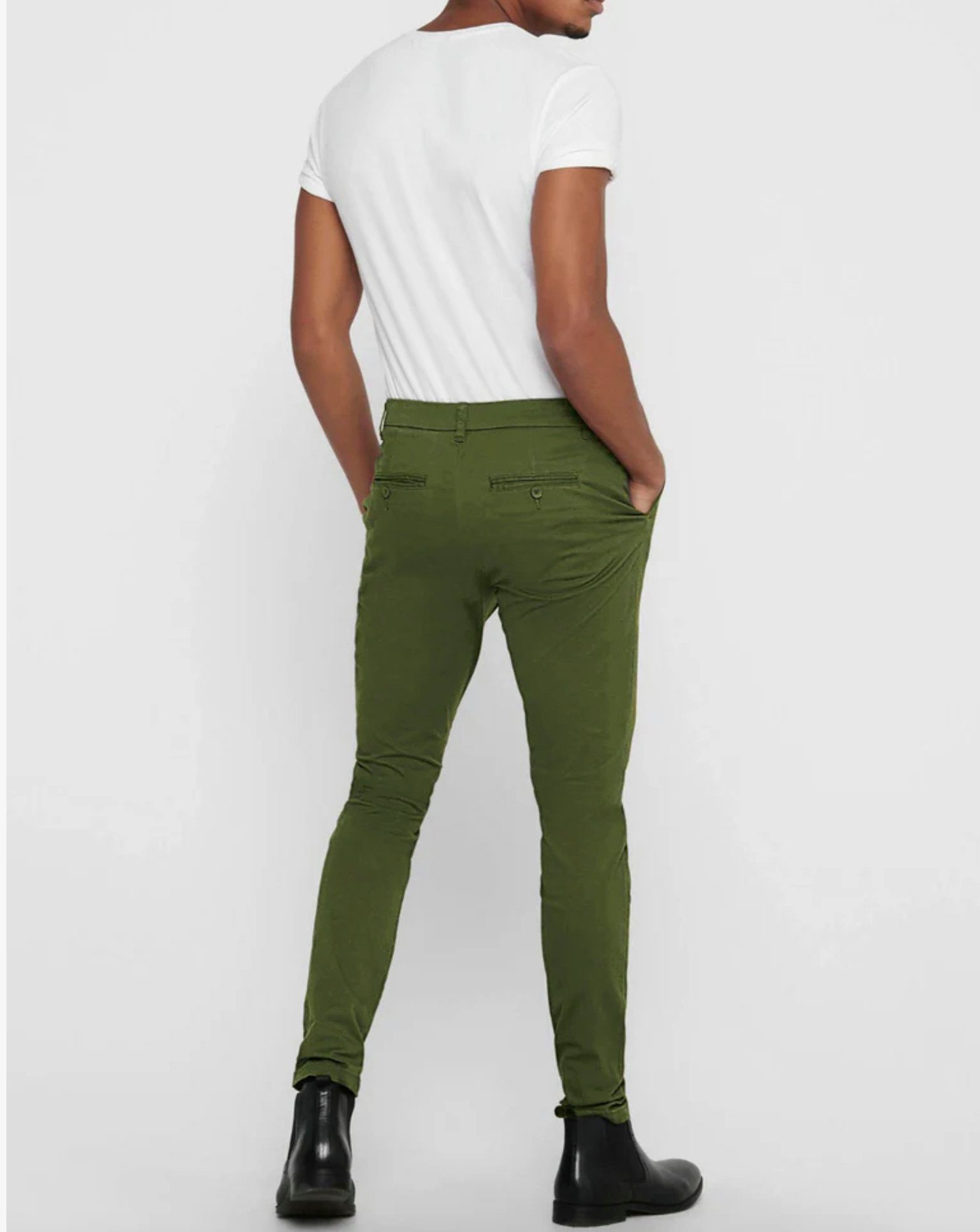 Keskin Collection Chinohose Hose Herren Business Chino Chinohose Slimfit Sl günstig online kaufen