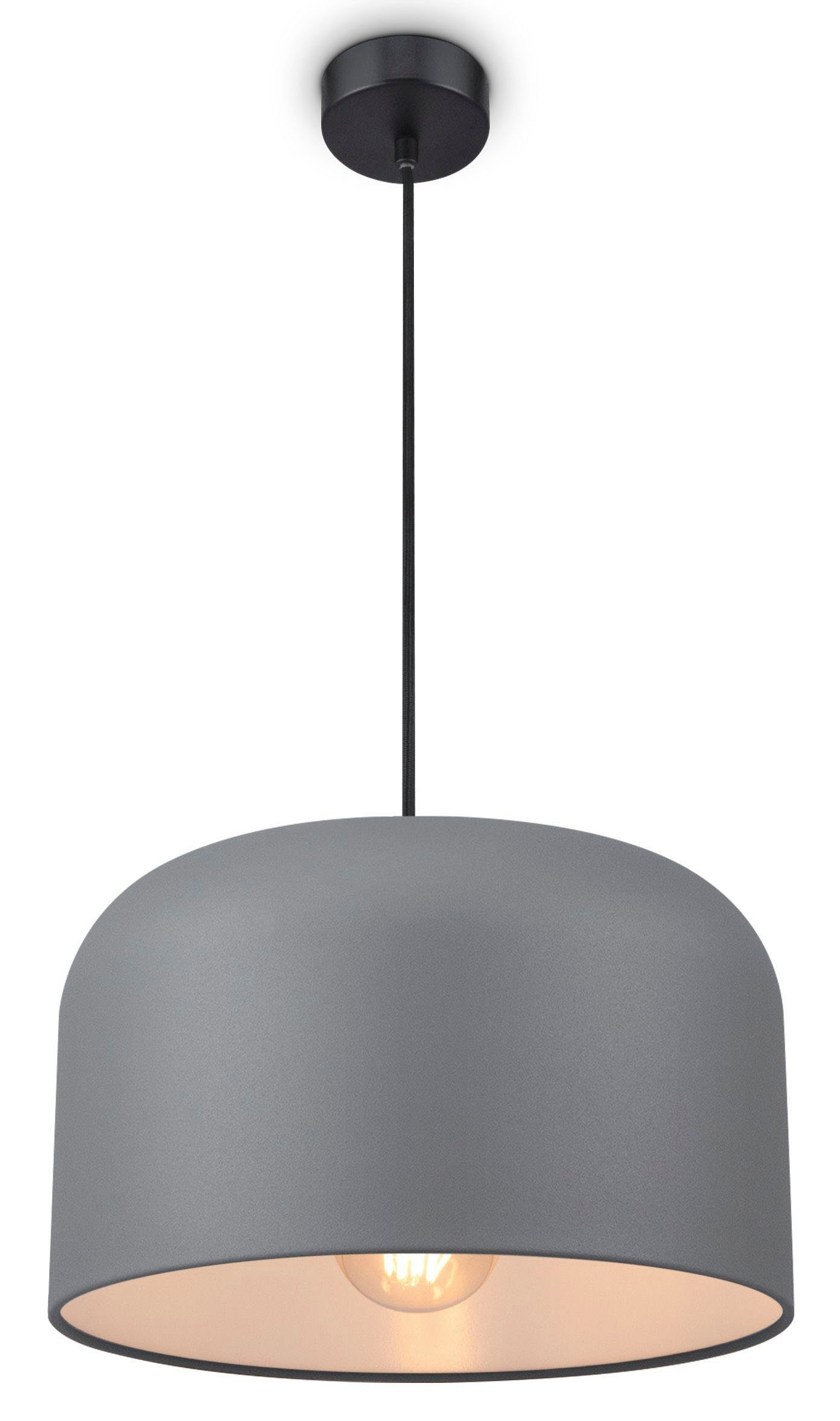 Paco Home Pendelleuchte BOWL, ohne Leuchtmittel