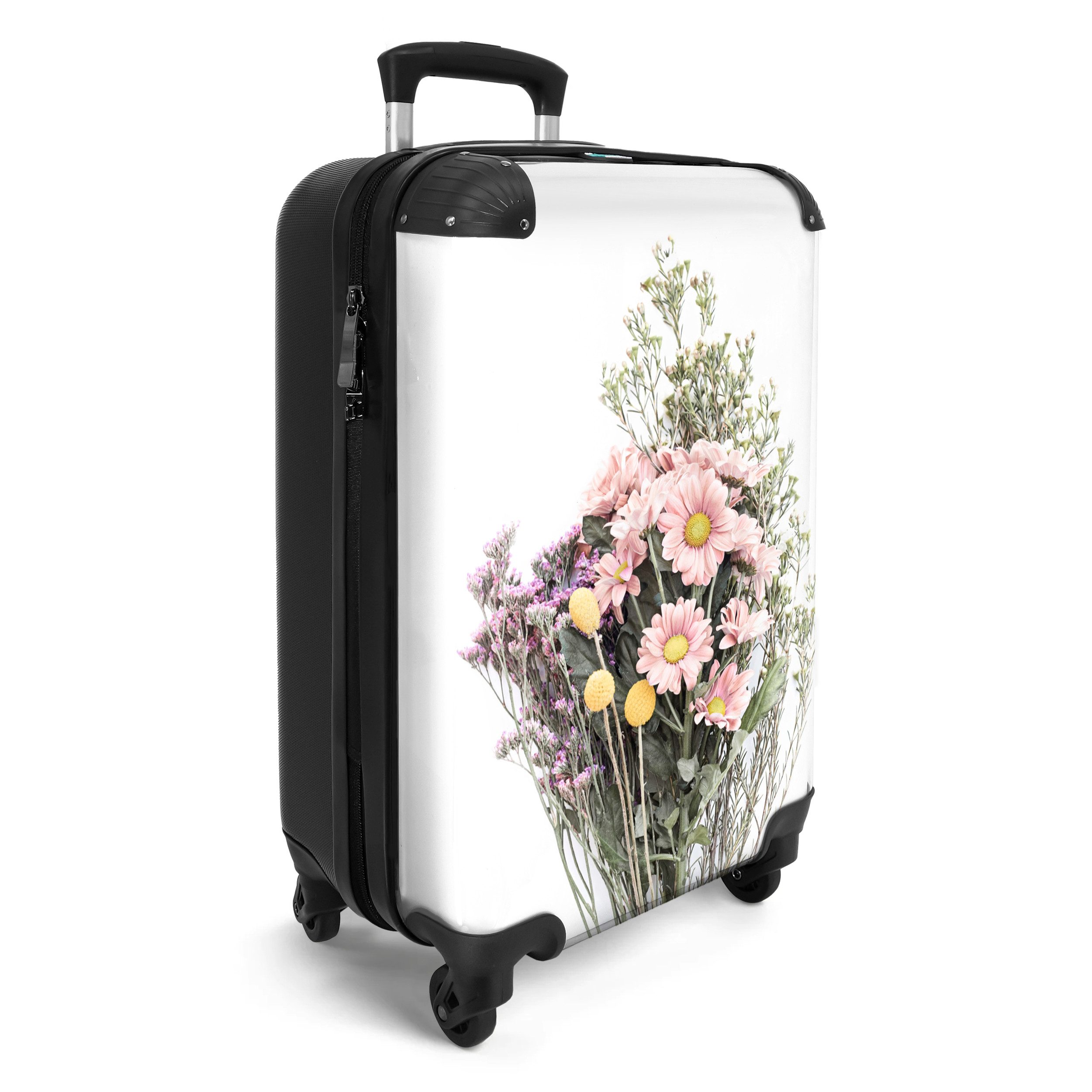 NoBoringSuitcases.com© Hartschalen-Trolley Blumen - Strauß - günstig online kaufen