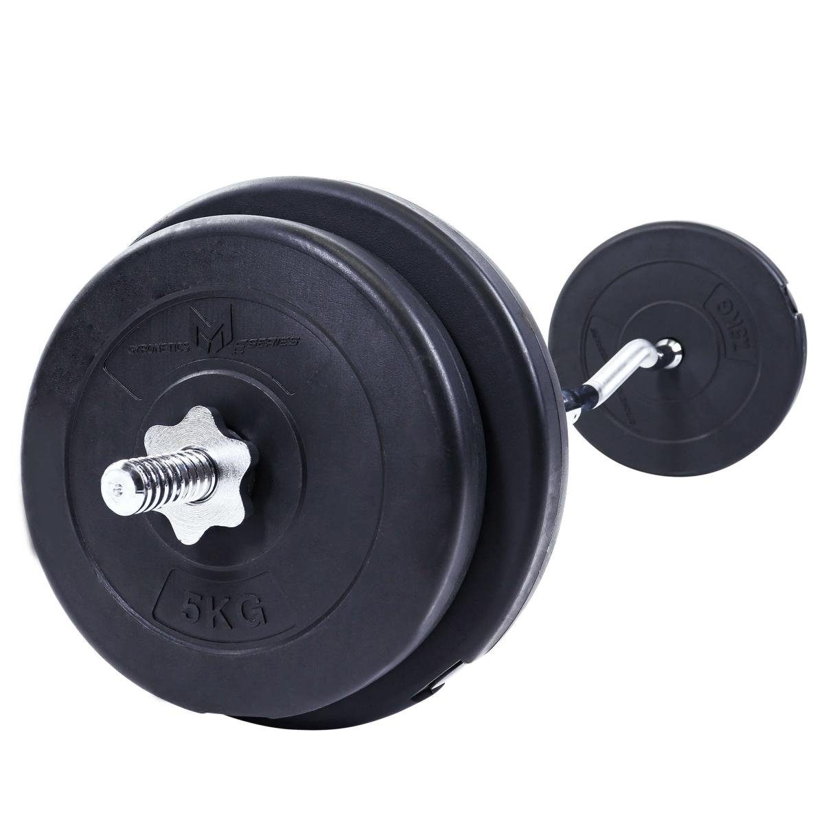 GORILLA SPORTS Hantel-Set E-Series SZ-Curlset 25 mm Kunststoff 30 kg