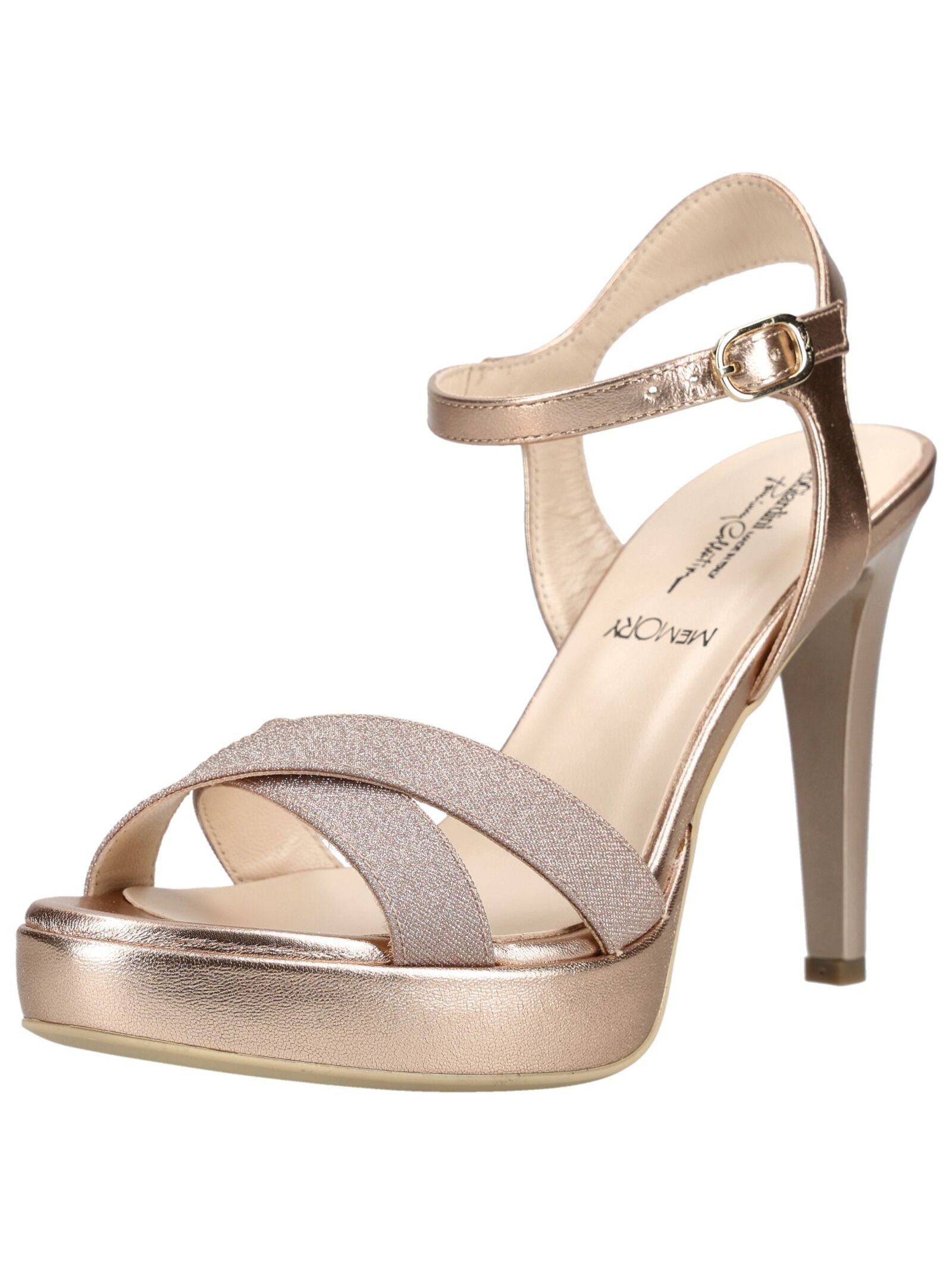 Nero Giardini Nero Giardini Sandalen Leder/Textil High-Heel-Sandalette