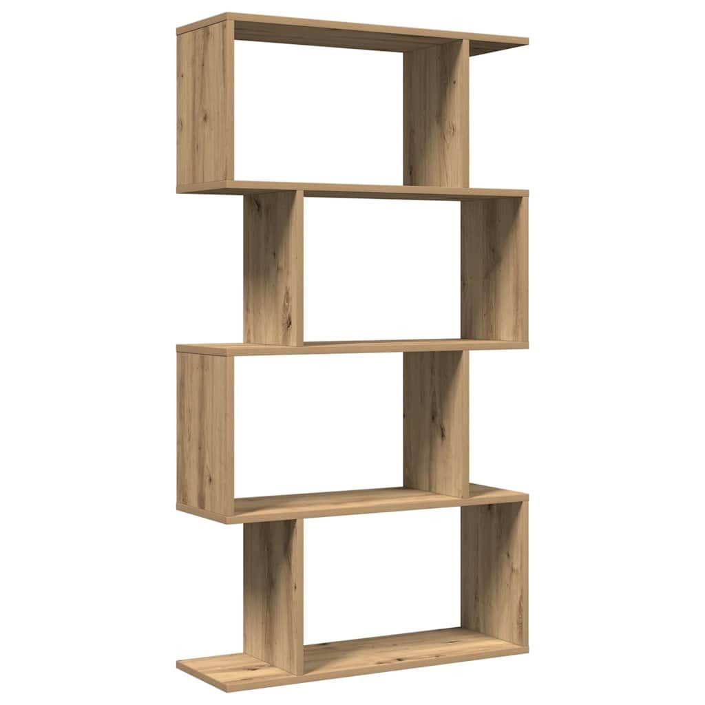 vidaXL Bücherregal Raumteiler-Bücherregal 4 Böden Artisan-Eiche günstig online kaufen