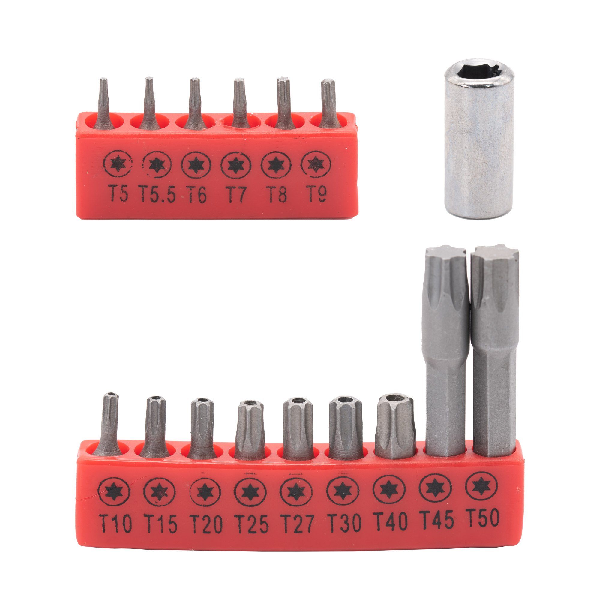 BENSON Bit-Set Bit Satz Set Torx Schraubendreher Schraubenzieher, Bitsatz, Bitset, Sortiment, 16tlg