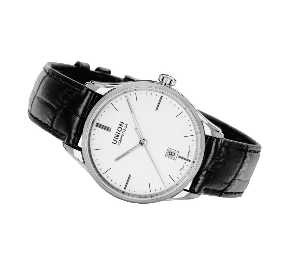 UNION GLASHÜTTE Automatikuhr Glashütte UNION Herrenuhr Viro Automatik Datum