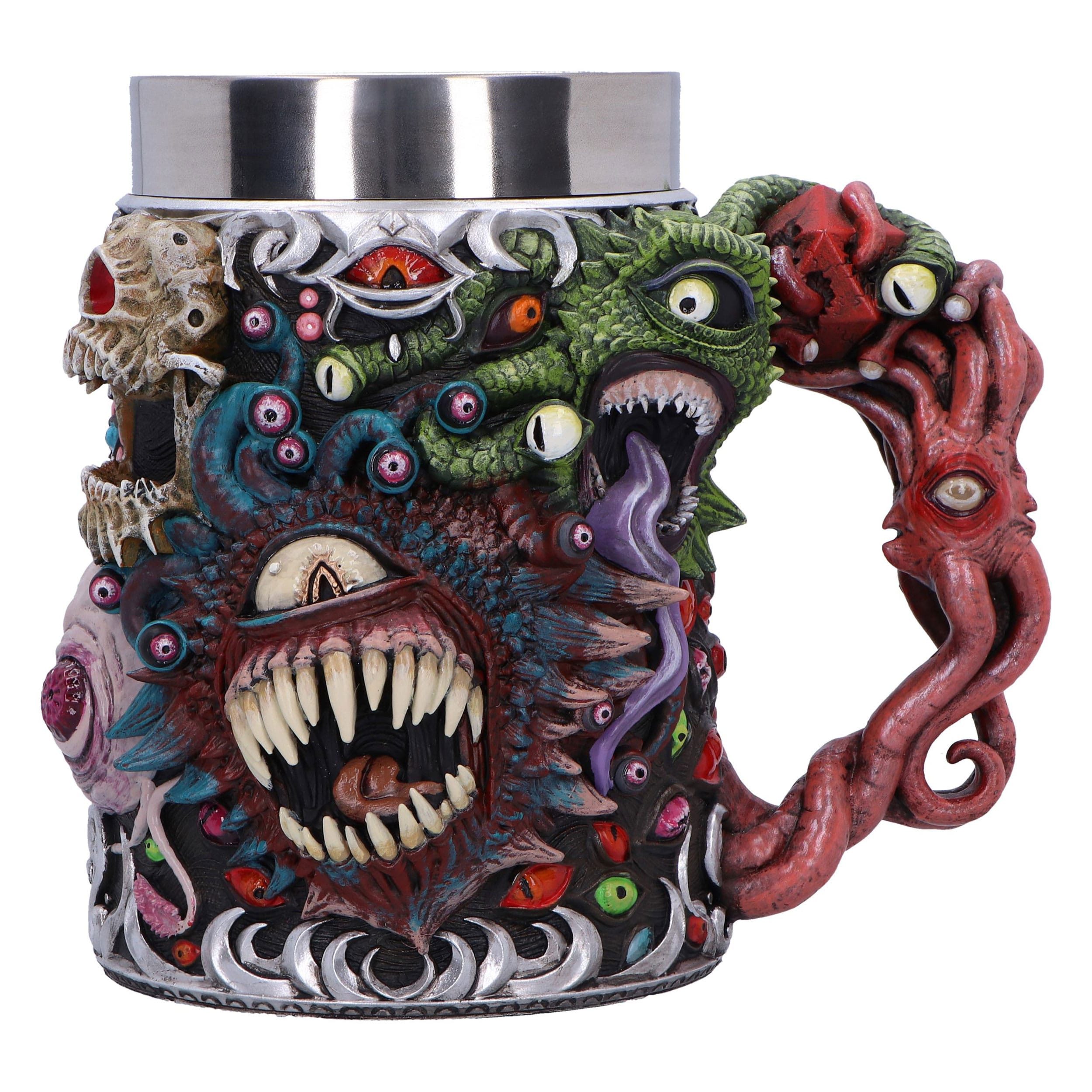 Nemesis Now Bierkrug Dungeons & Dragons Krug Beholder, 1-tlg., handbemalter Krug