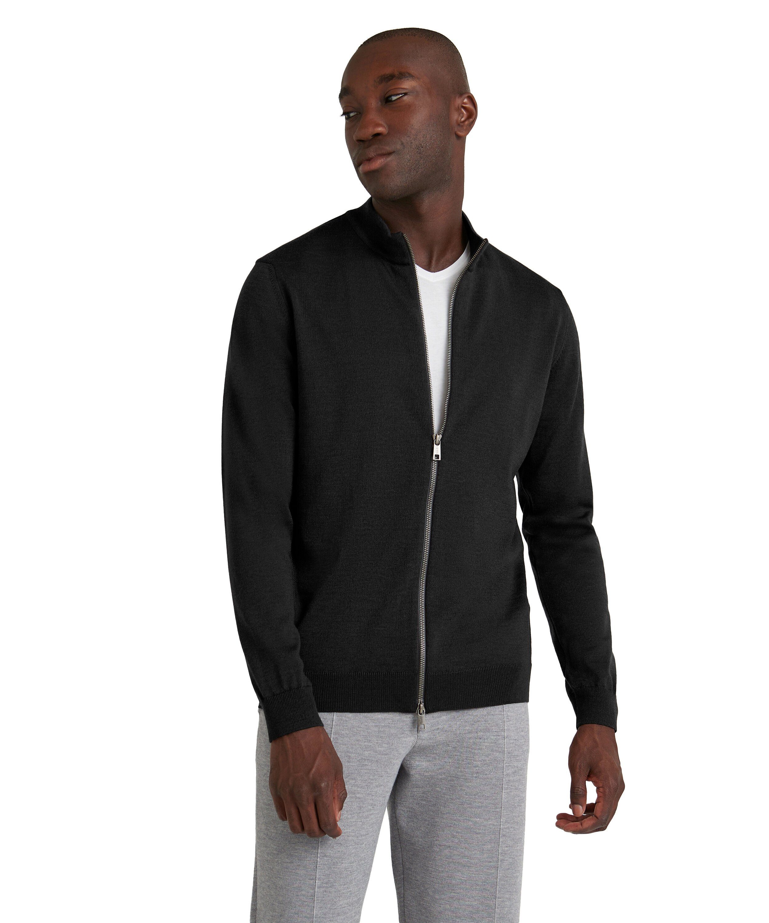 FALKE Strickjacke (1-tlg) aus Merinowolle