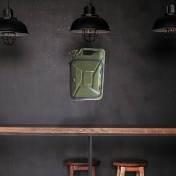 Deggelbam Flaschenregal ORIGINAL Männerhandtasche - JerryCan Bar Minibar, Geburtstagsgeschenk, Weihnachtsgeschenk oder Männergeschenk, Handgefertigt aus einem originalen 20 Liter US Army Kraftstoffkanister