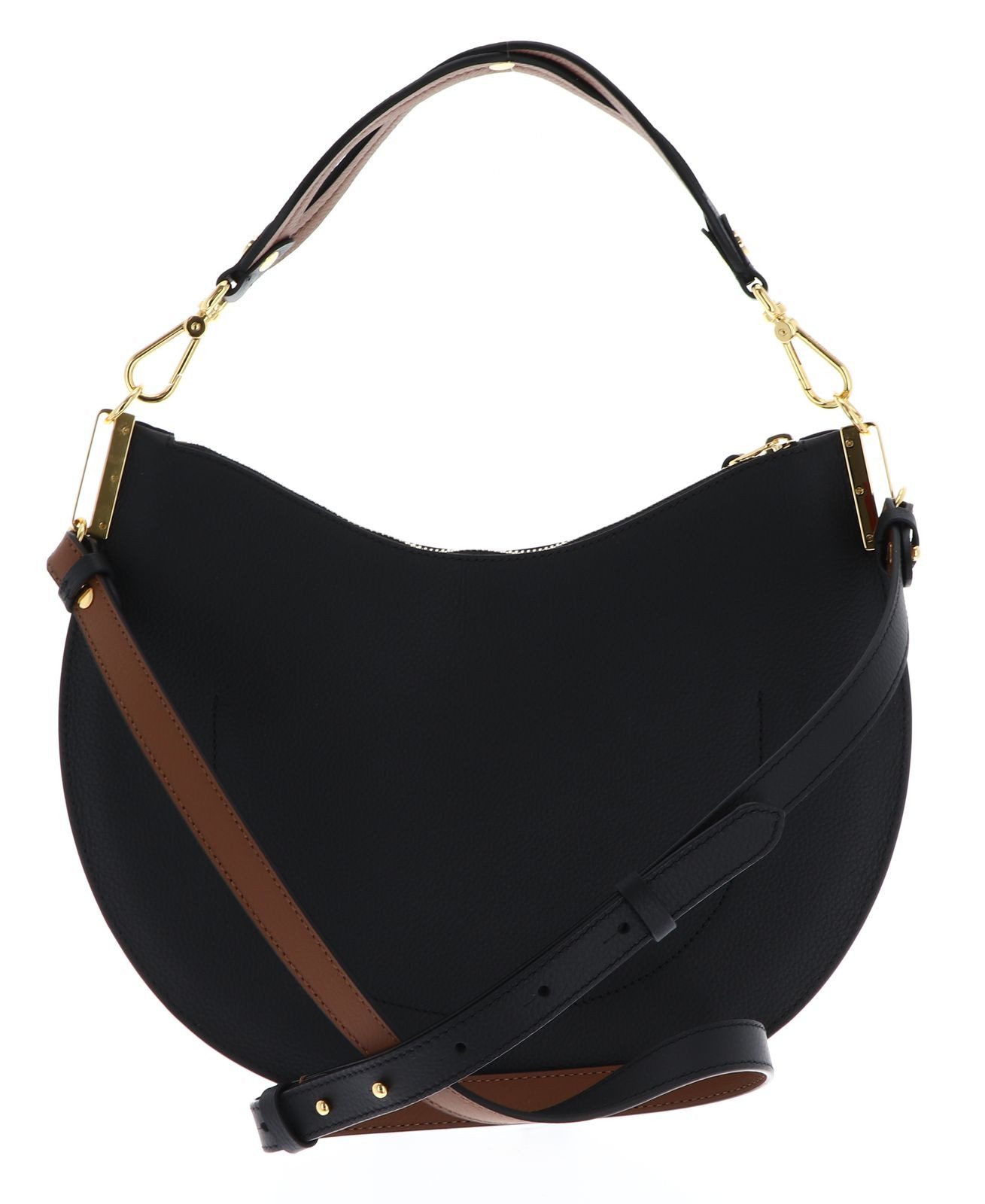 COCCINELLE Schultertasche Handbag Double Grainy Leather, aus echtem Rindsleder