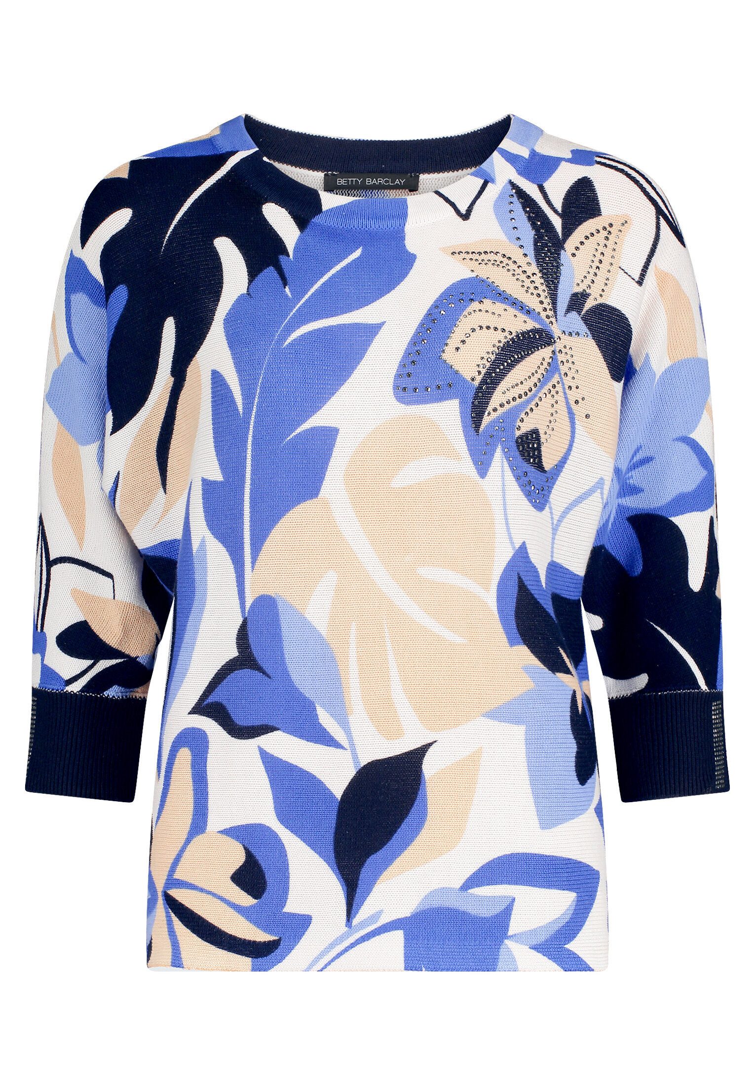 Betty Barclay Strickpullover Damen mit Print (1-tlg)