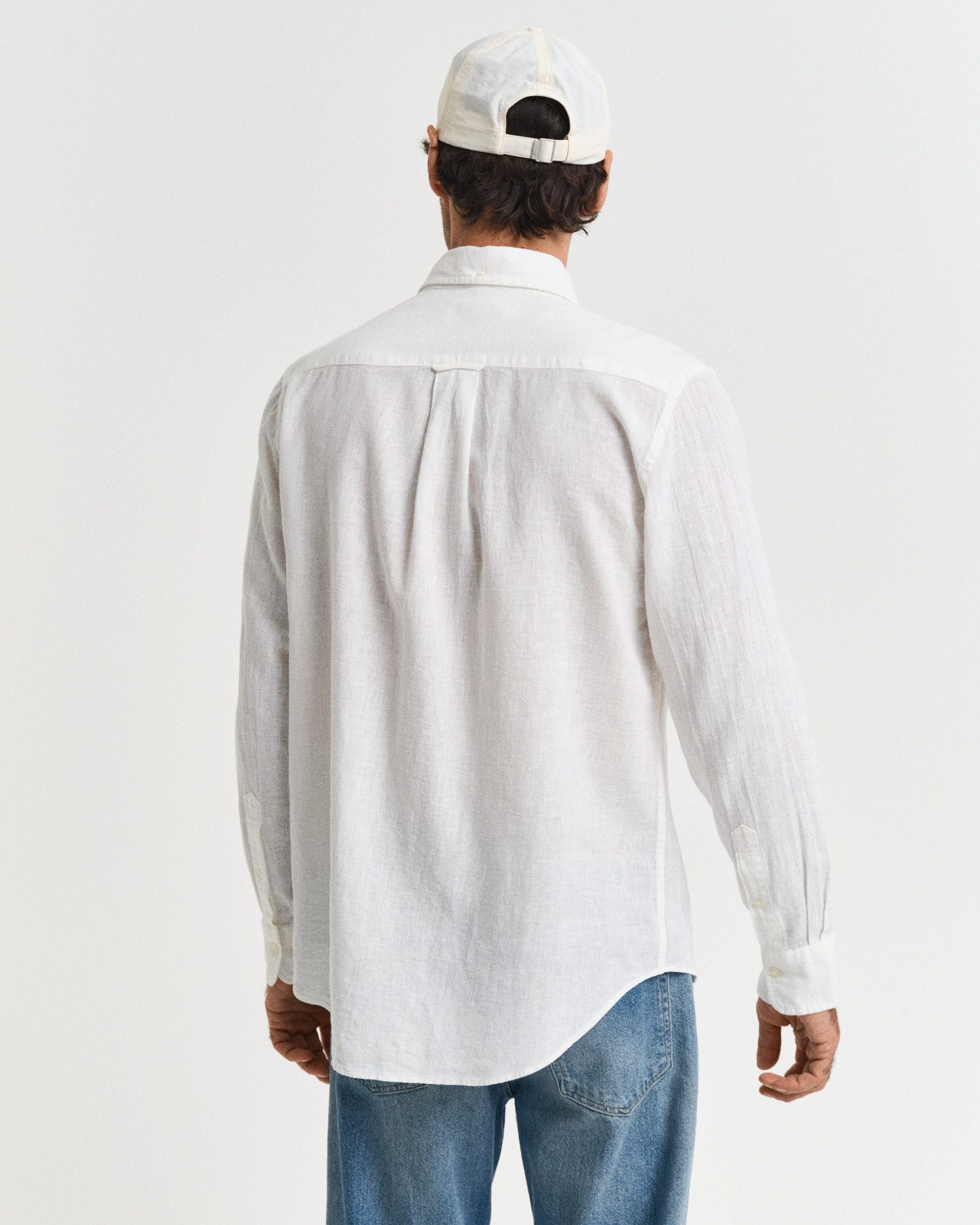 Gant Langarmhemd REG COTTON LINEN SHIRT günstig online kaufen