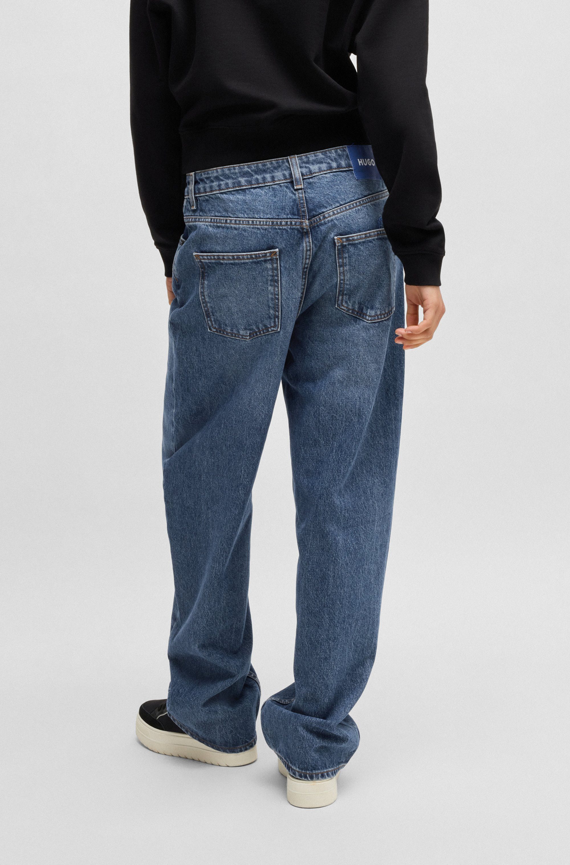 HUGO Blue 5-Pocket-Jeans Leni Relaxed Fit günstig online kaufen