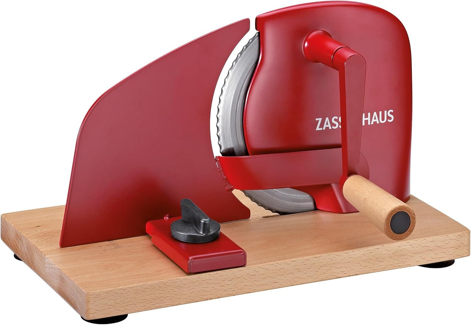 ZASSENHAUS Allesschneider Zassenhaus Brotschneidemaschine PURE rot