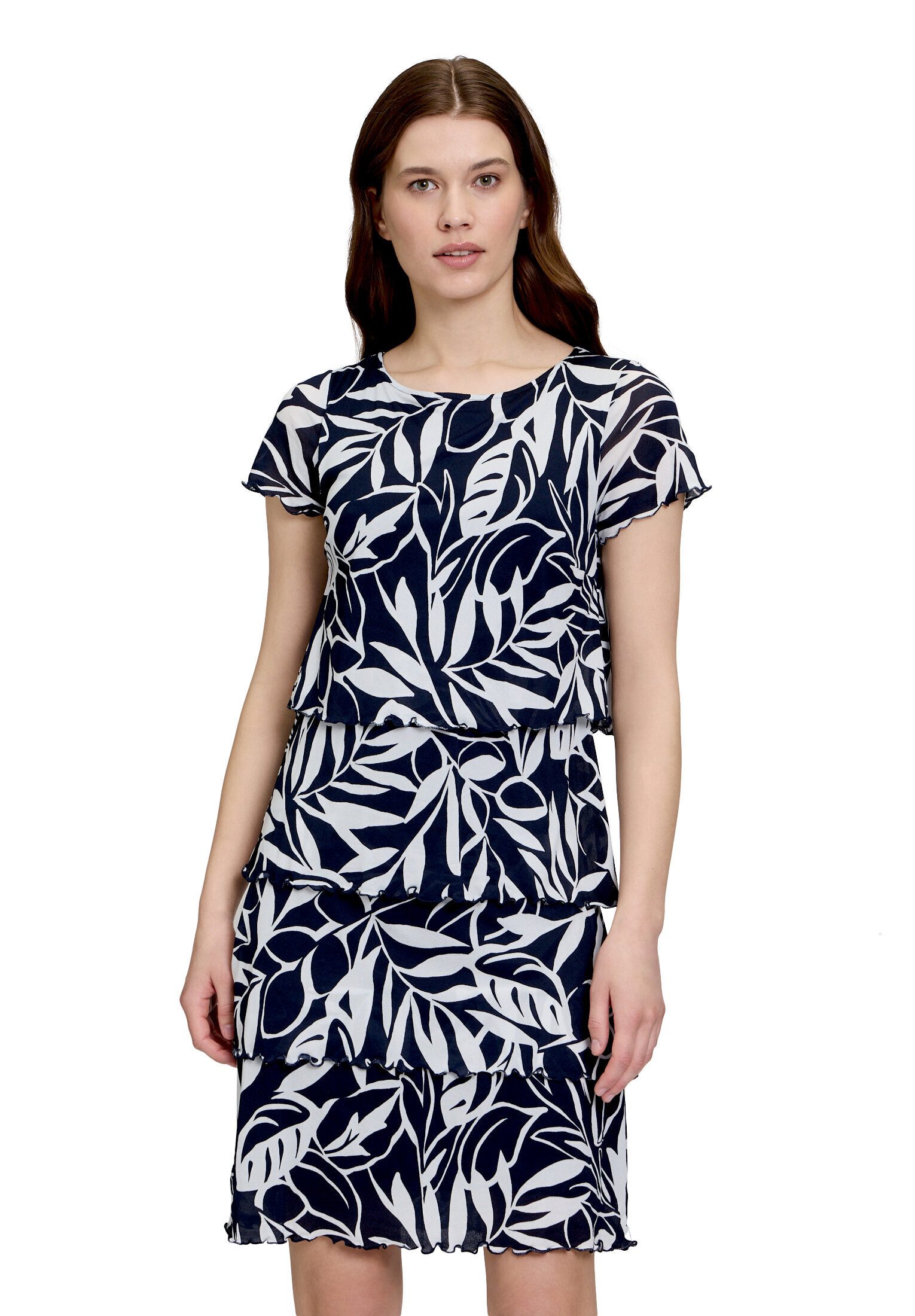 Betty Barclay Sommerkleid Damen mit U-Boot-Ausschnitt Druck