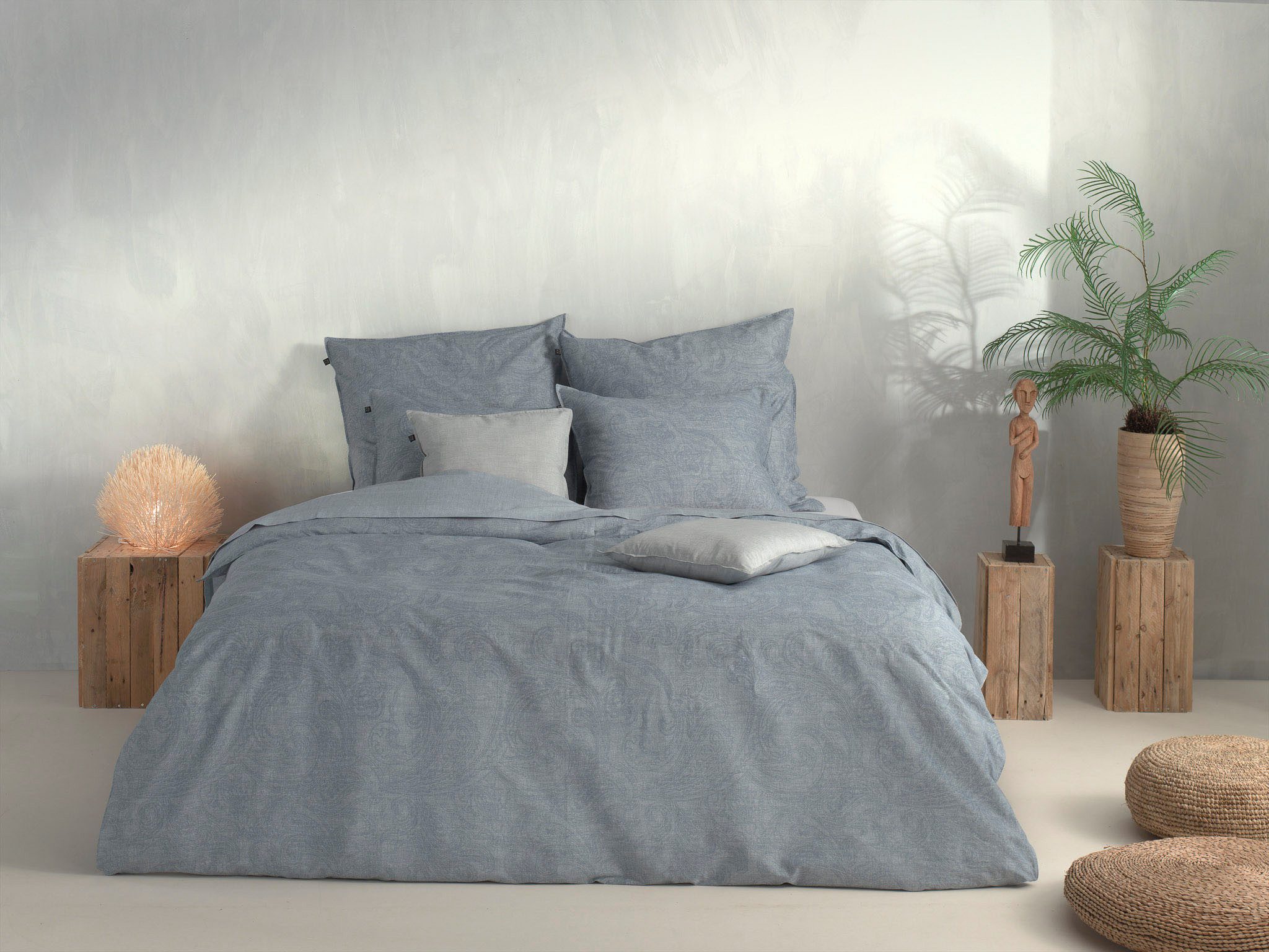 ZO HOME Bettwäsche Paisley-di-Lino, Renforcé, 2 teilig, Bettwäsche aus 100% Baumwolle, hochwertiges Renforcé