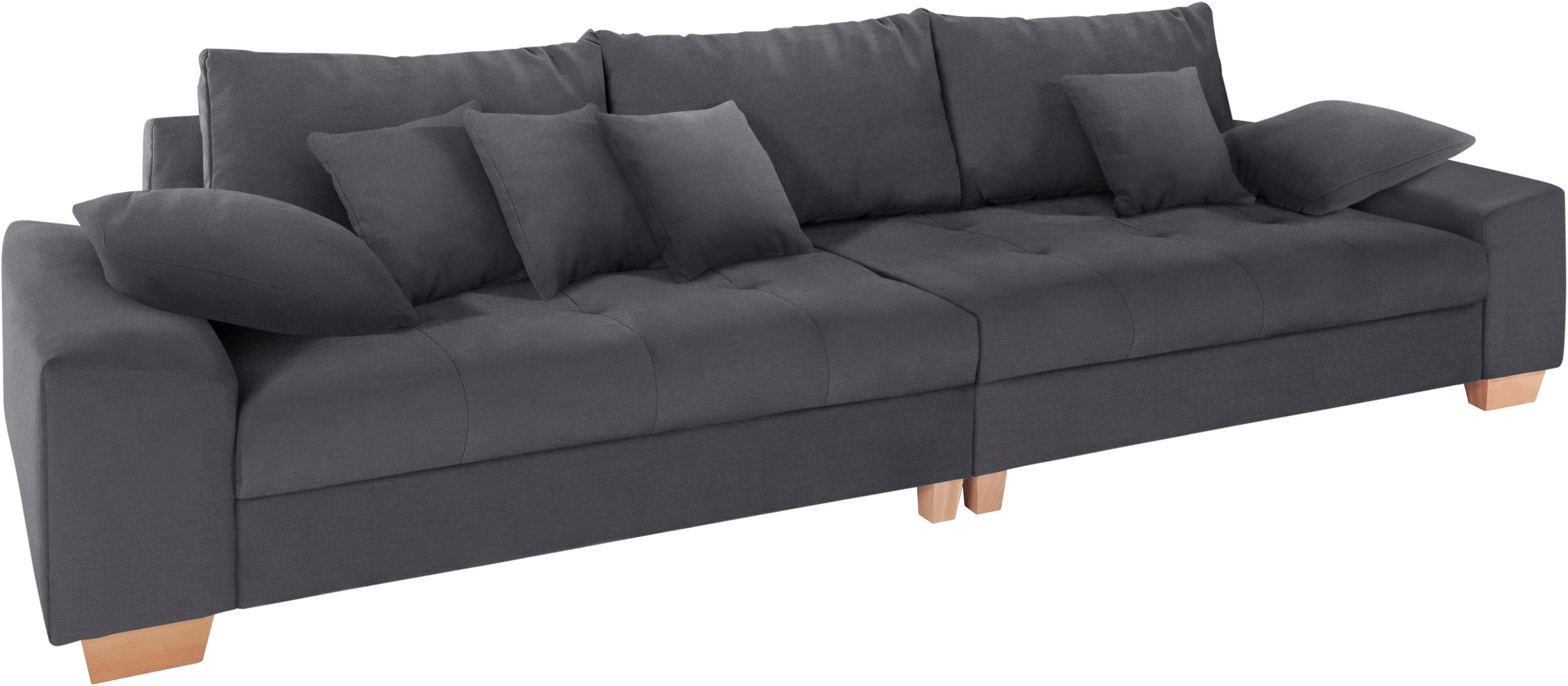 Mr. Couch Big-Sofa Nikita, wahlweise mit Kaltschaum (140kg Belastung/Sitz)  und AquaClean-Stoff | Big Sofas