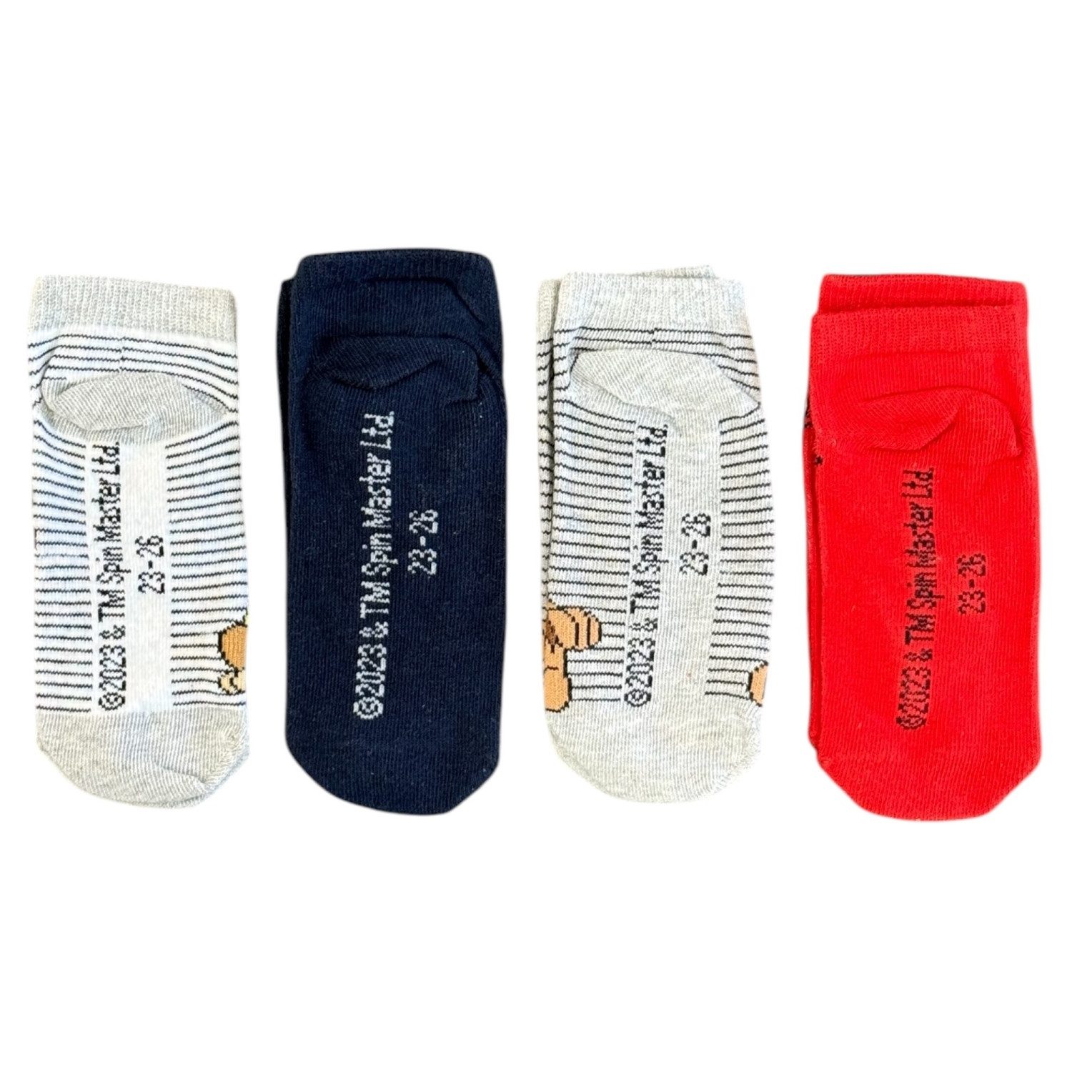 PAW PATROL Basicsocken 4er Pack Kinder Baby Socken Jungen Strümpfe Gr. 23-26