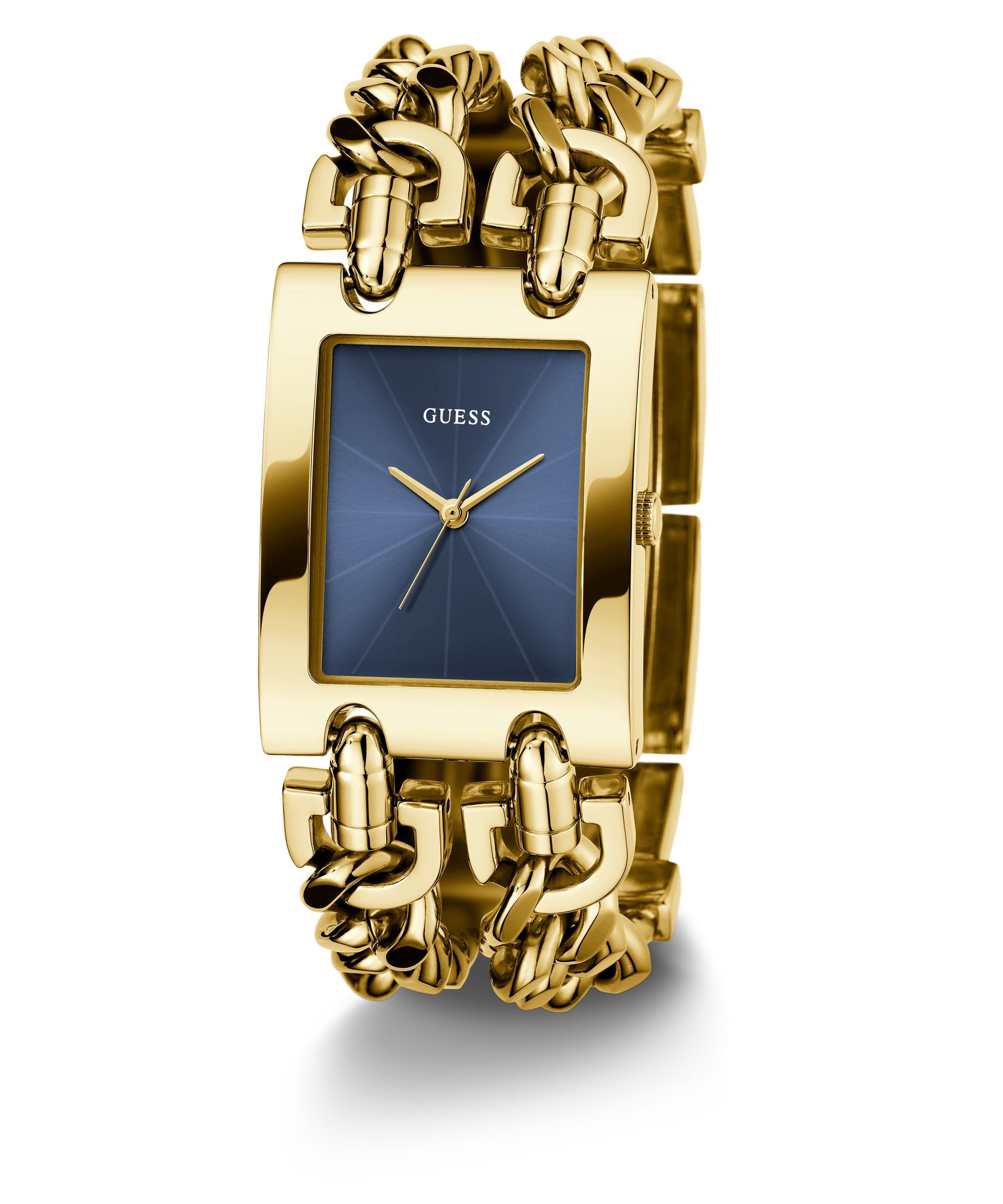Guess Quarzuhr Guess HEAVY METAL GW0740L3, Armbanduhr, Damenuhr, Edelstahlarmband, analog