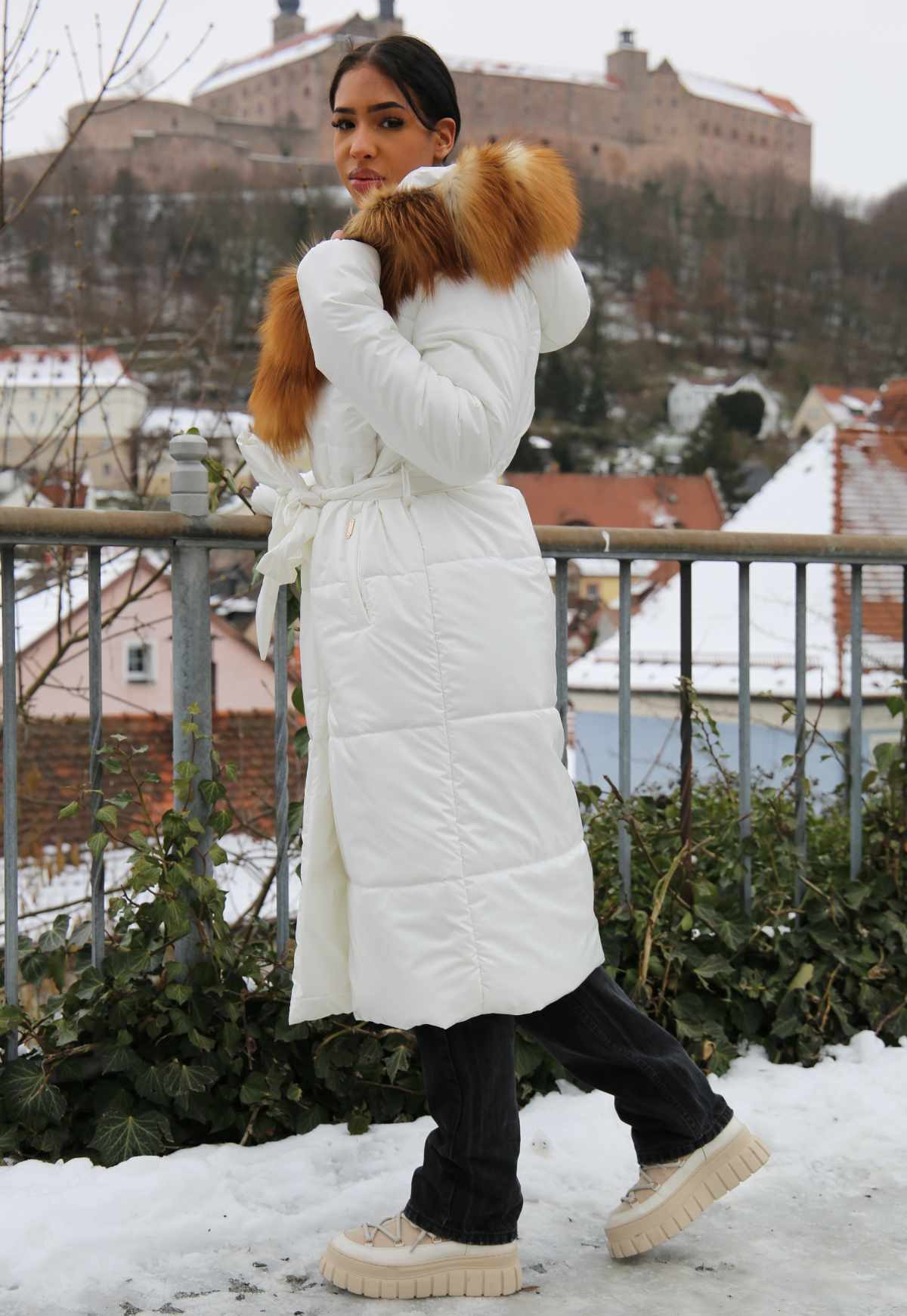 Hollert Wintermantel Wintermantel Sirena Weiß