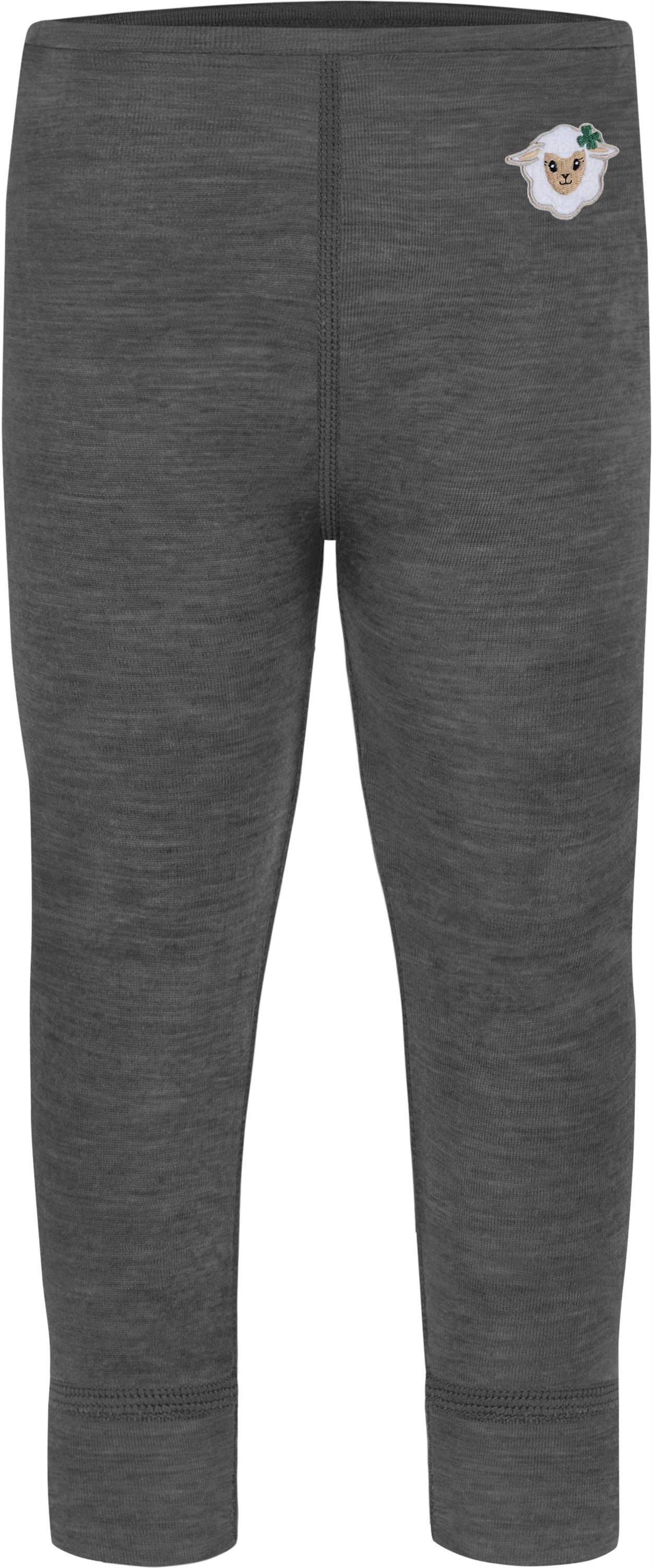 normani Langarmwickelbody Baby Merino Pullover und Merino Hose Baby Winter Unterwäsche Set Feinstrick Pullover und Unterhose