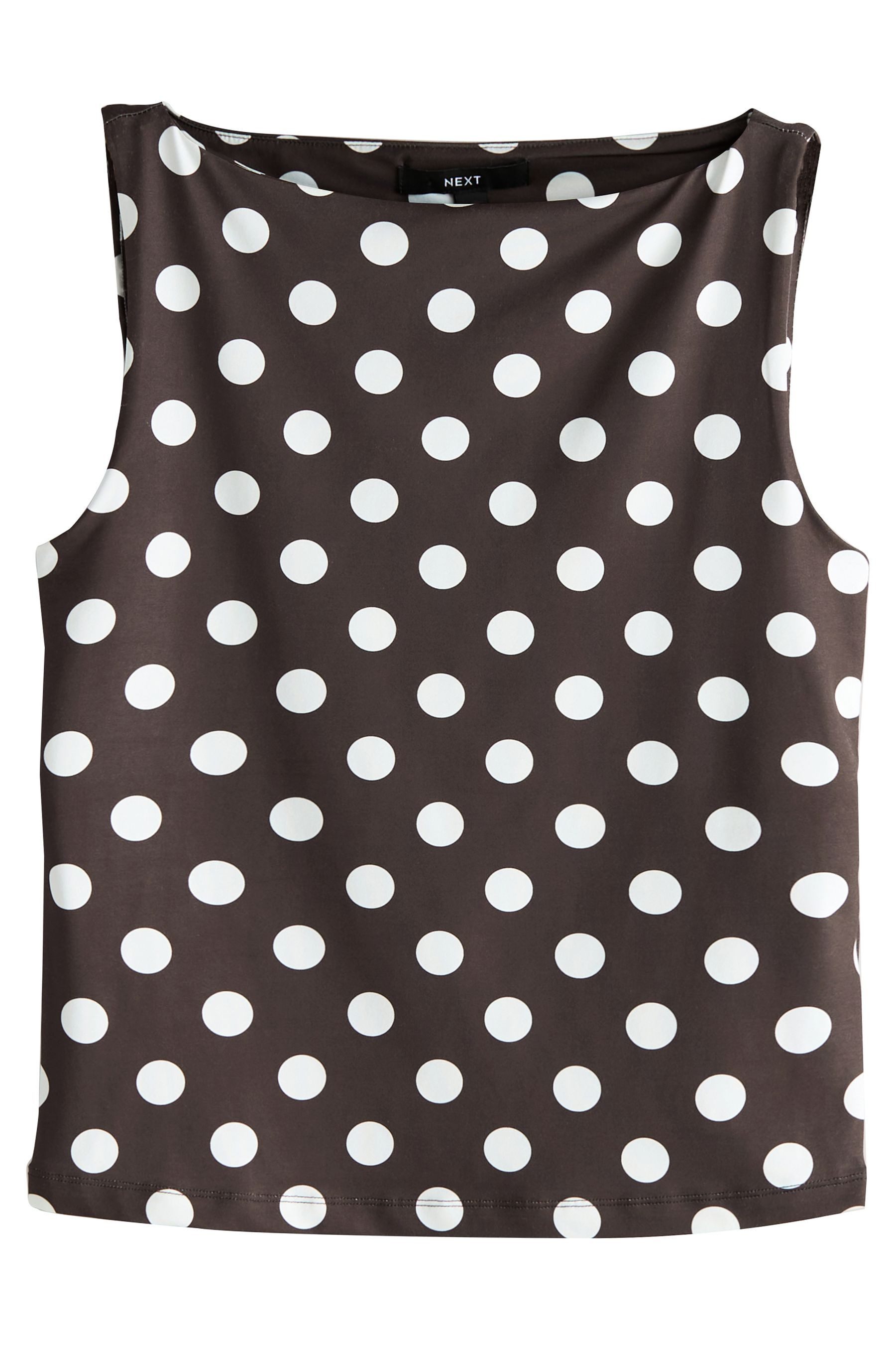 Next Kurzarmbluse Ärmelloses Oberteil mit U-Boot-Ausschnitt (1-tlg) günstig online kaufen