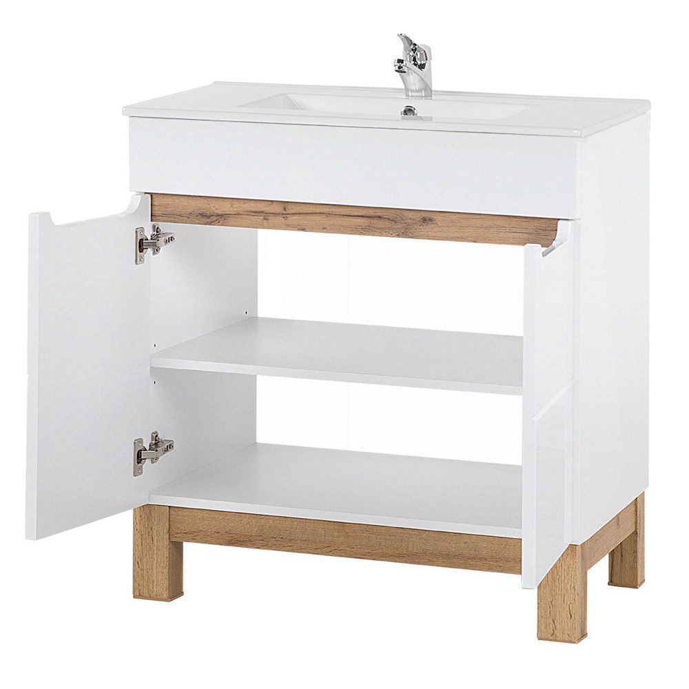 Lomadox Waschtisch SOLNA-56, inkl. 81 cm günstig online kaufen