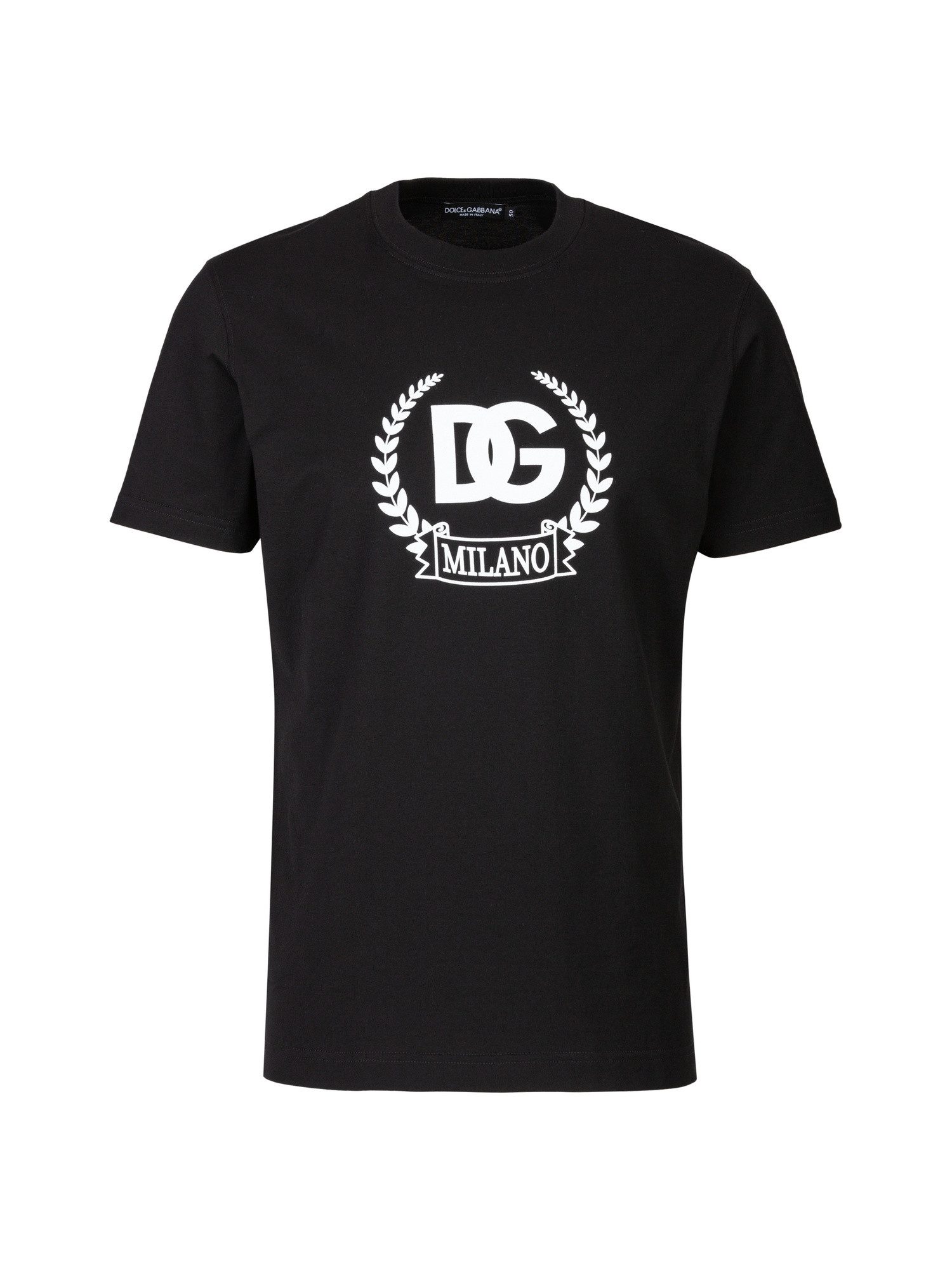 DOLCE & GABBANA T-Shirt Logo Crest Milano (1-tlg) günstig online kaufen