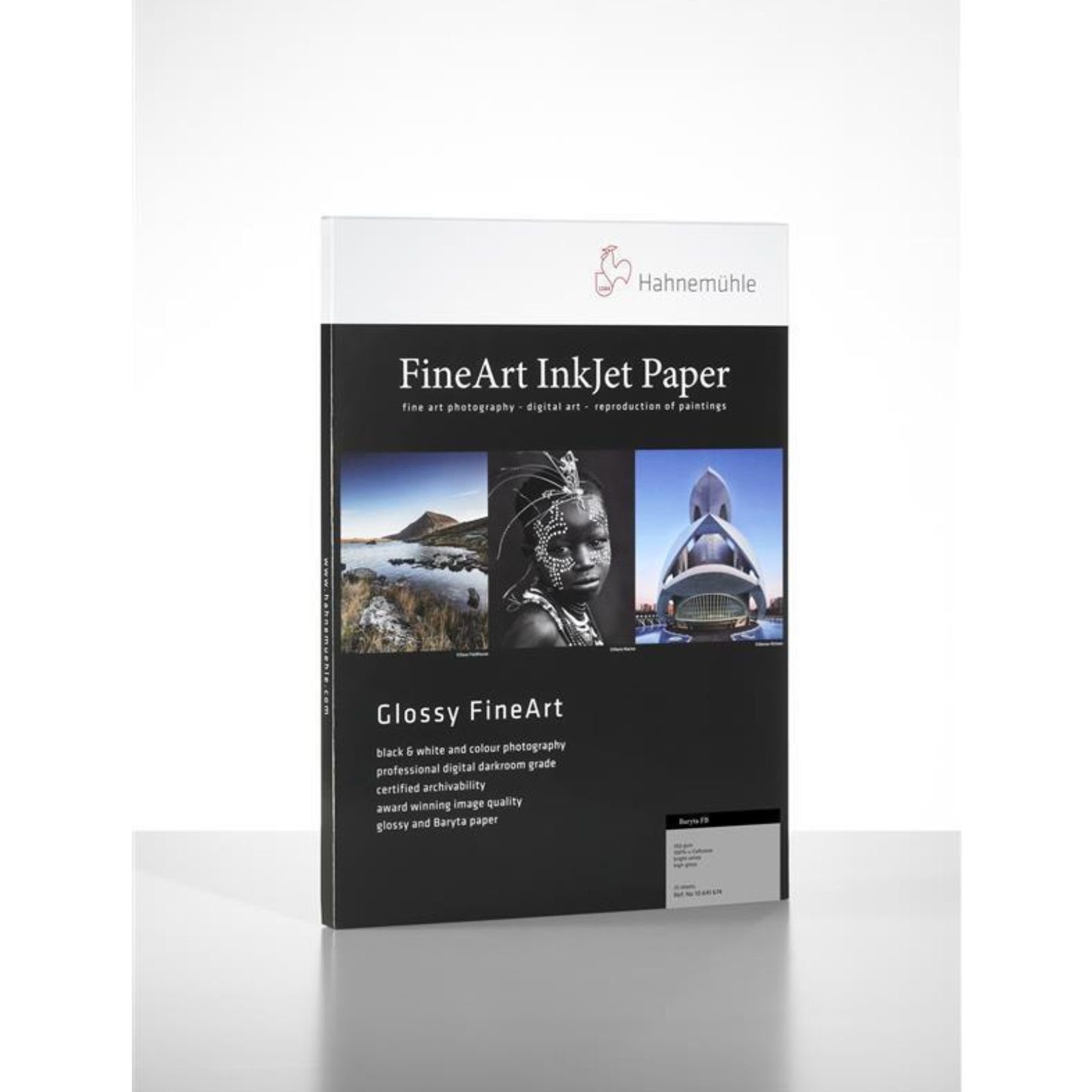 Blatt Hahnemühle 25 - 350 - g/m² FineArt - Baryta Inkjet-Papier A3+ DIN Fotopapier FB