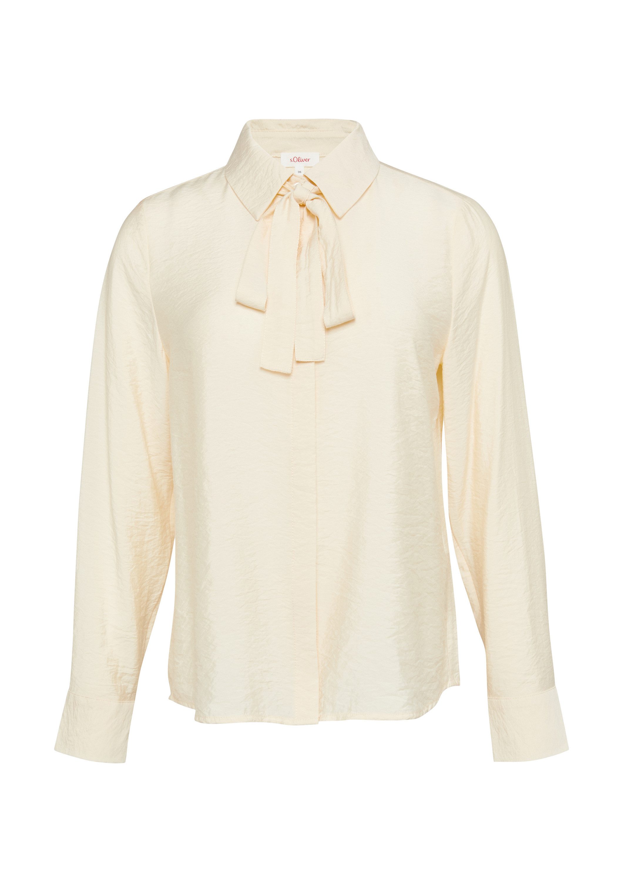 s.Oliver Langarmbluse Bluse Strukturierte Bluse mit günstig online kaufen