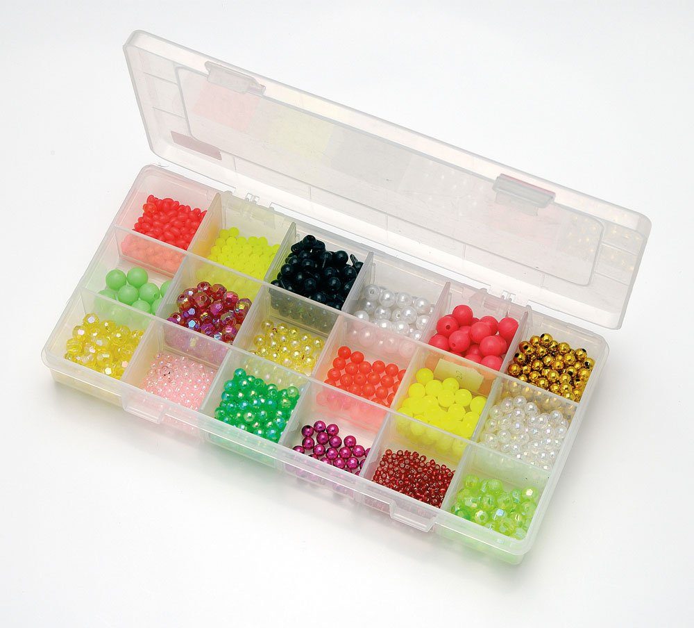 x für Farbperlen Stück, Behr den 11 Bau Boxgröße: Sortiment, 660 von Sortiment Vorfachschnur Farbige x cm Perlen Box, Behr Vorfächern, 23 3,5