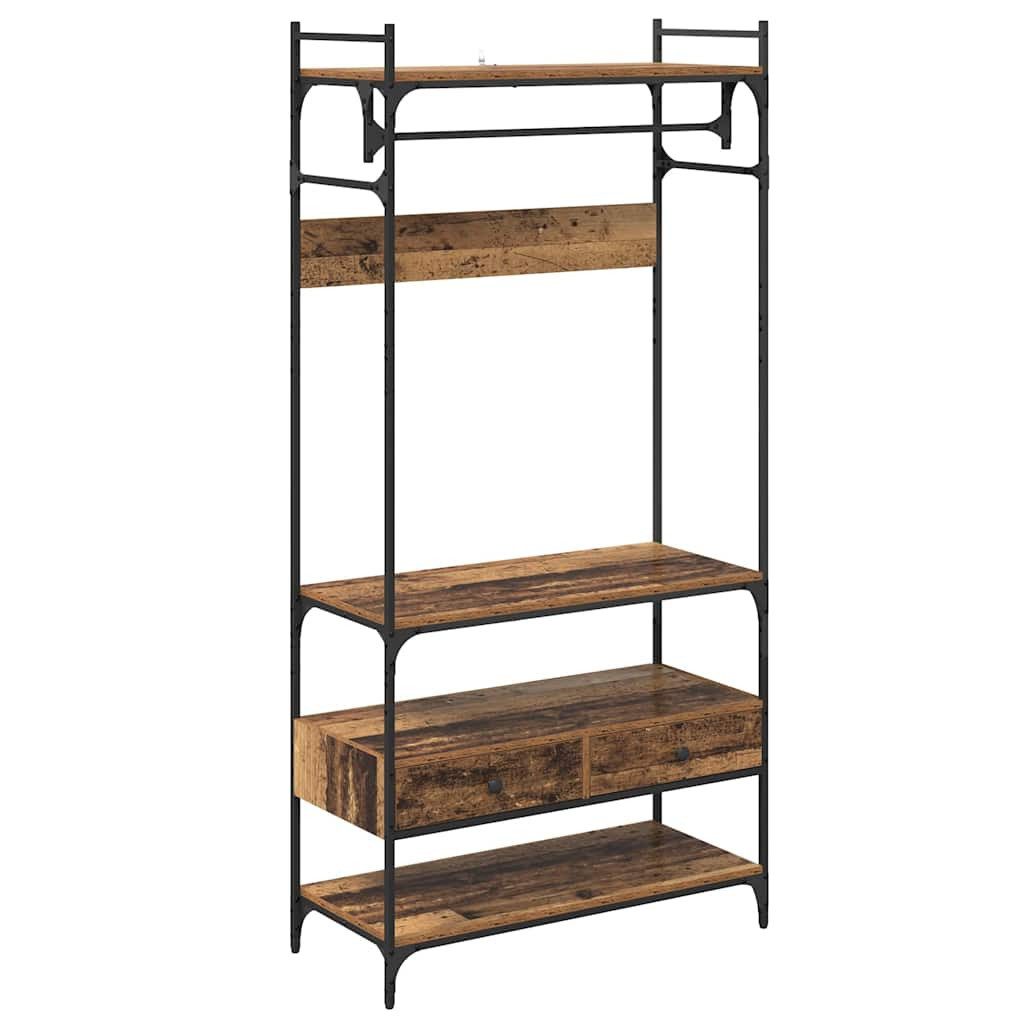 vidaXL Kleiderschrank Kleiderschrank Altholz 89 x 39 x 184.5 cm Holzwerkstoff (1-St)