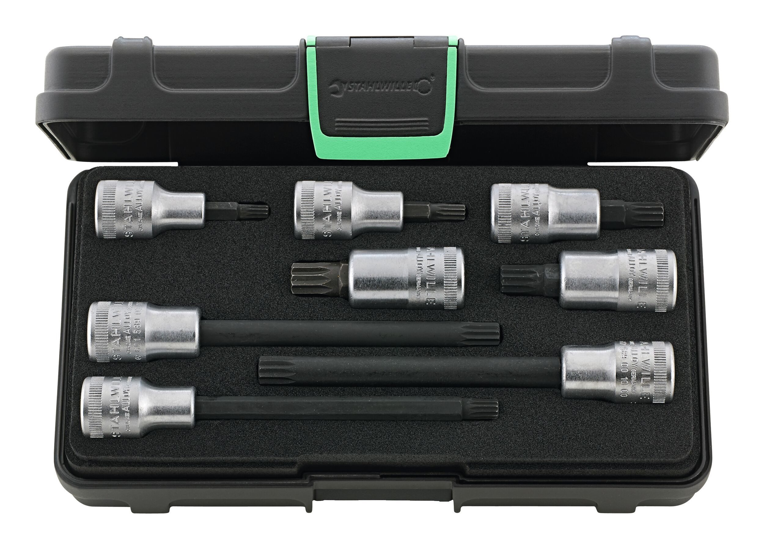 Stahlwille Bit-Set, 8-St., Schraubendrehereinsatz-Satz 1/2" XZN M6 bis M14