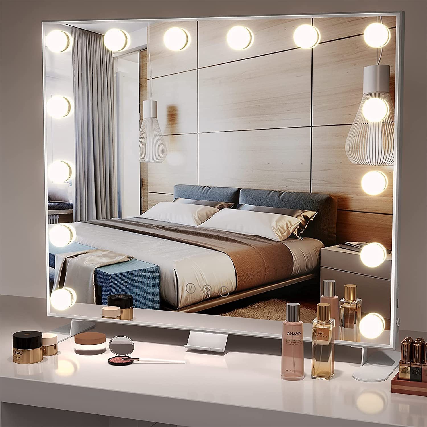 Dripex Schminkspiegel Hollywood Kosmetikspiegel mit 14/15/18LED, günstig online kaufen
