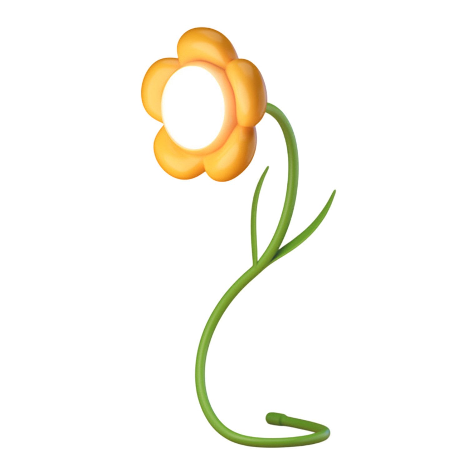 Refttenw LED Schreibtischlampe 360° verstellbar Blumen-Nachtlicht,USB-aufladbares Nachtlicht