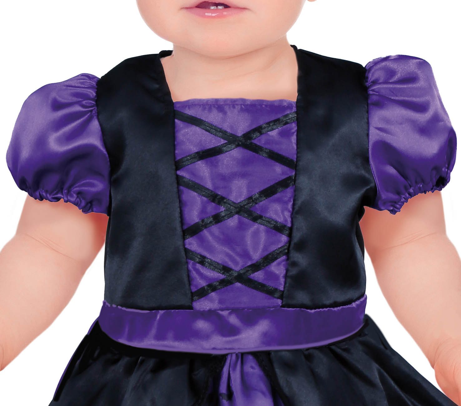 Fiestas Guirca Kostüm, Hexe Halloween Kostüm Lila Schwarz Zauberhut Kürbis Baby Niedlich Ma
