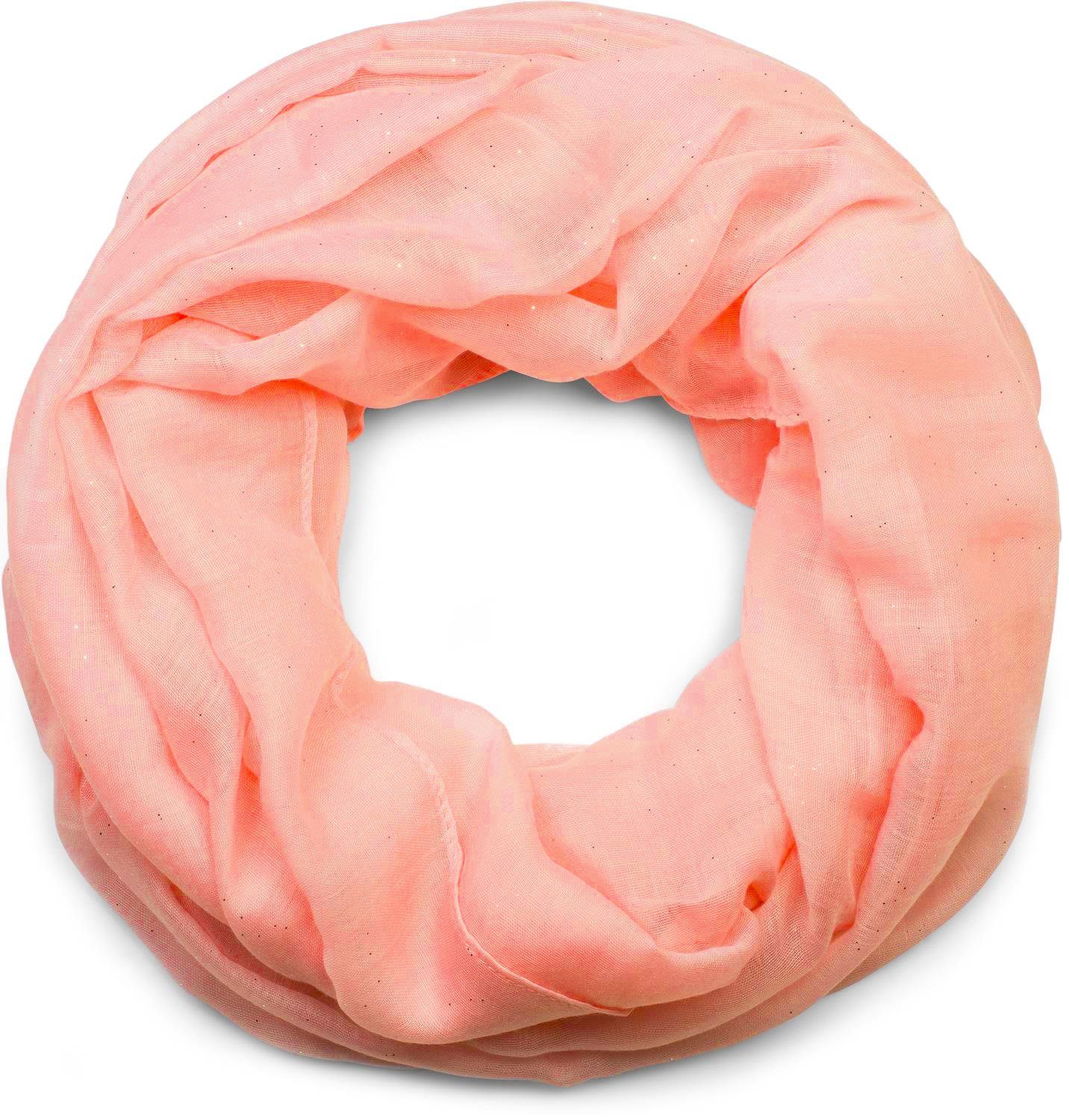 styleBREAKER Loop Loop mit Glitzer unifarben, (1-St) günstig online kaufen