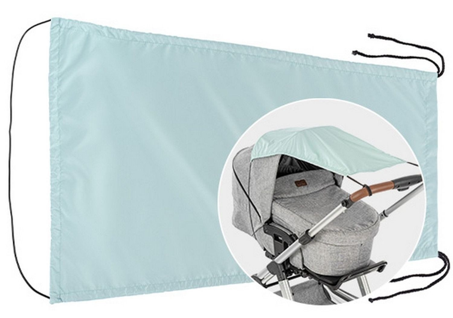 Reer Kinderwagen-Sonnenschutzhülle mint (1-St)