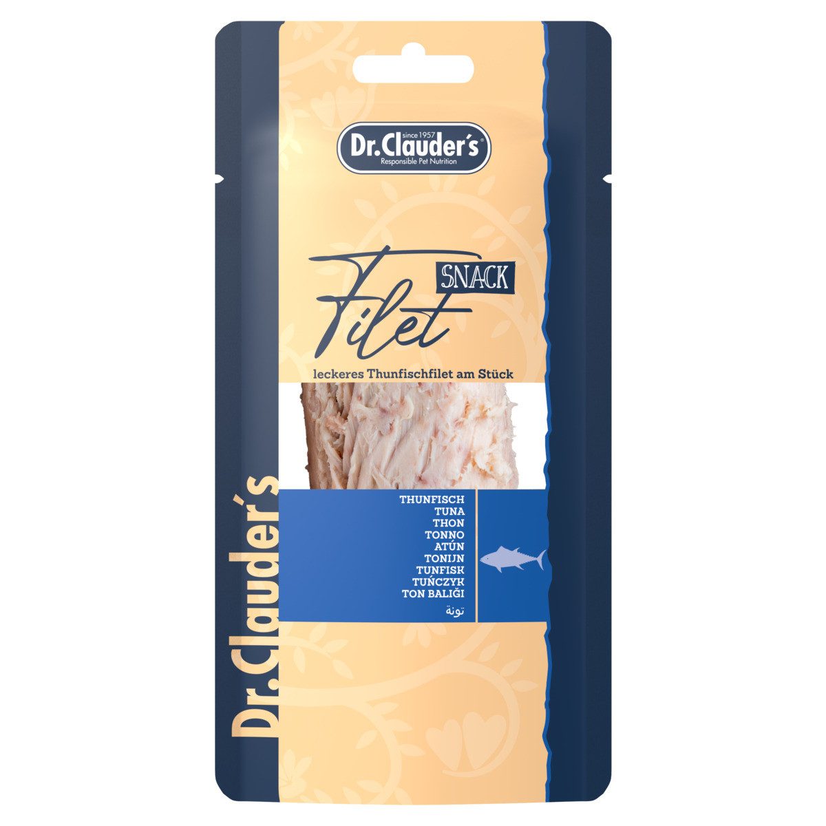 Dr. Clauder's Filet Thunfisch am Stück 30 g für Katzen