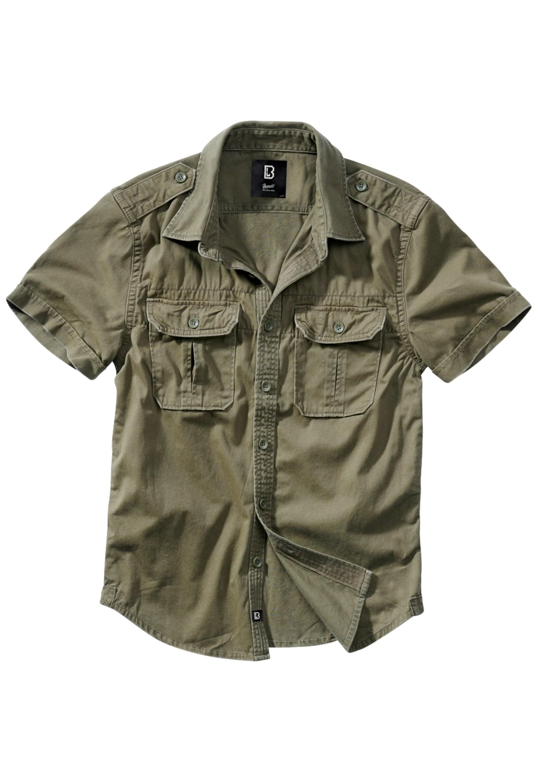 Langarmhemd Brandit Herren Vintage Shirt shortsleeve