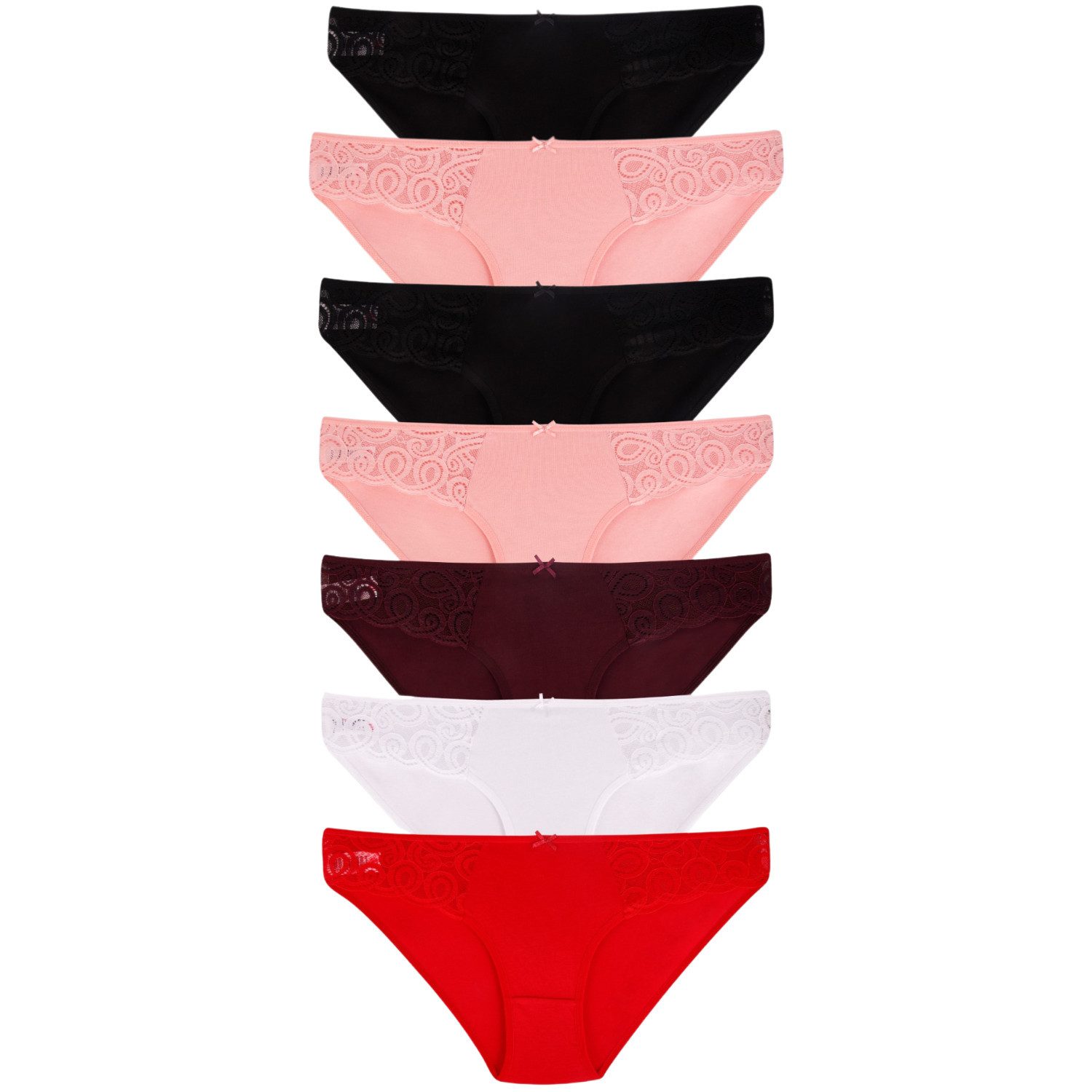 Dominant Bikinislip Damenunterwäsche (Packung, 7-St) aus elastischer Baumwo günstig online kaufen