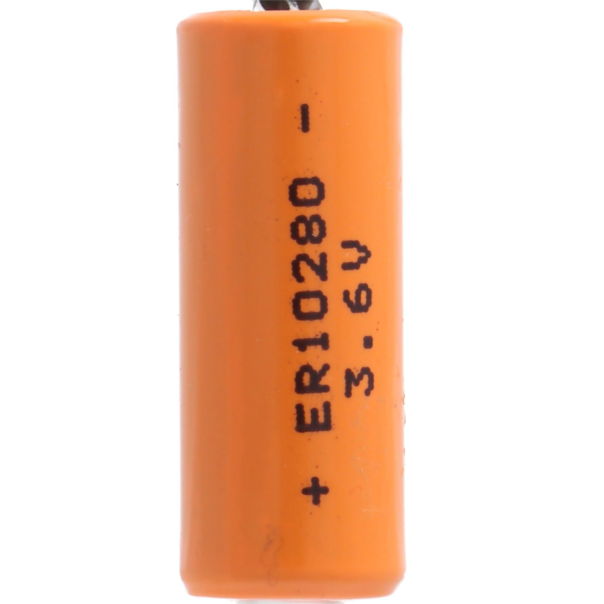 Abmessungen LiSOCl2 Volt 28 AccuCell 450mAh, 3,7 1,68Wh Batterie ER10280 ca. Batterie x