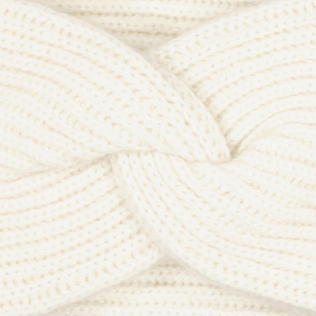 Strickmütze Stirnband WHITE MEDIUM Turban-Stil Kaschmirweiches Moderner Codello