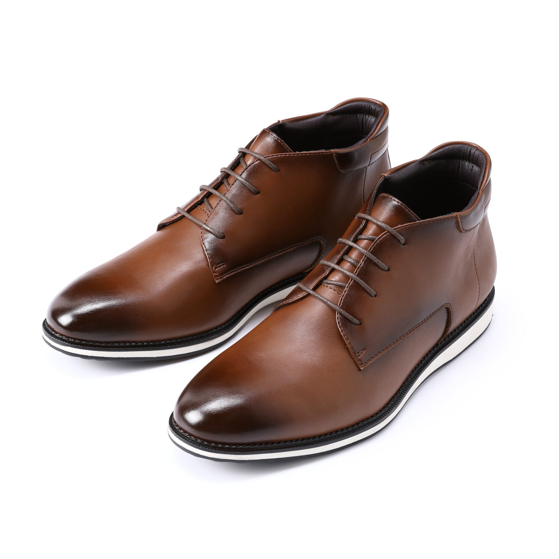 Allthemen Schnürstiefel Herren Elegante Stiefelette Vielseitig für Business und Freizeit