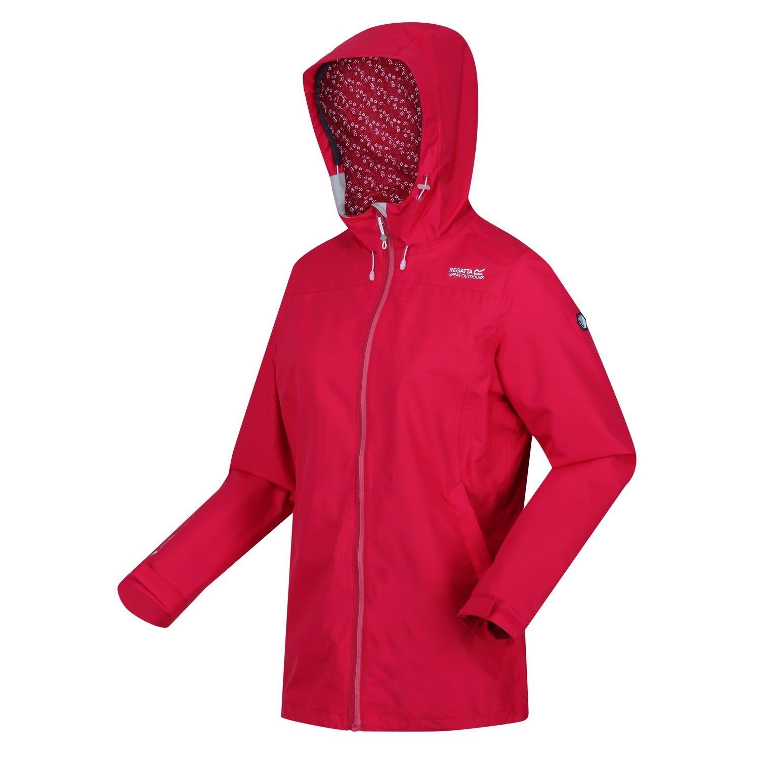 Damen Hamara Regatta III mit Kapuze Regenjacke Wasserabweisend Pink