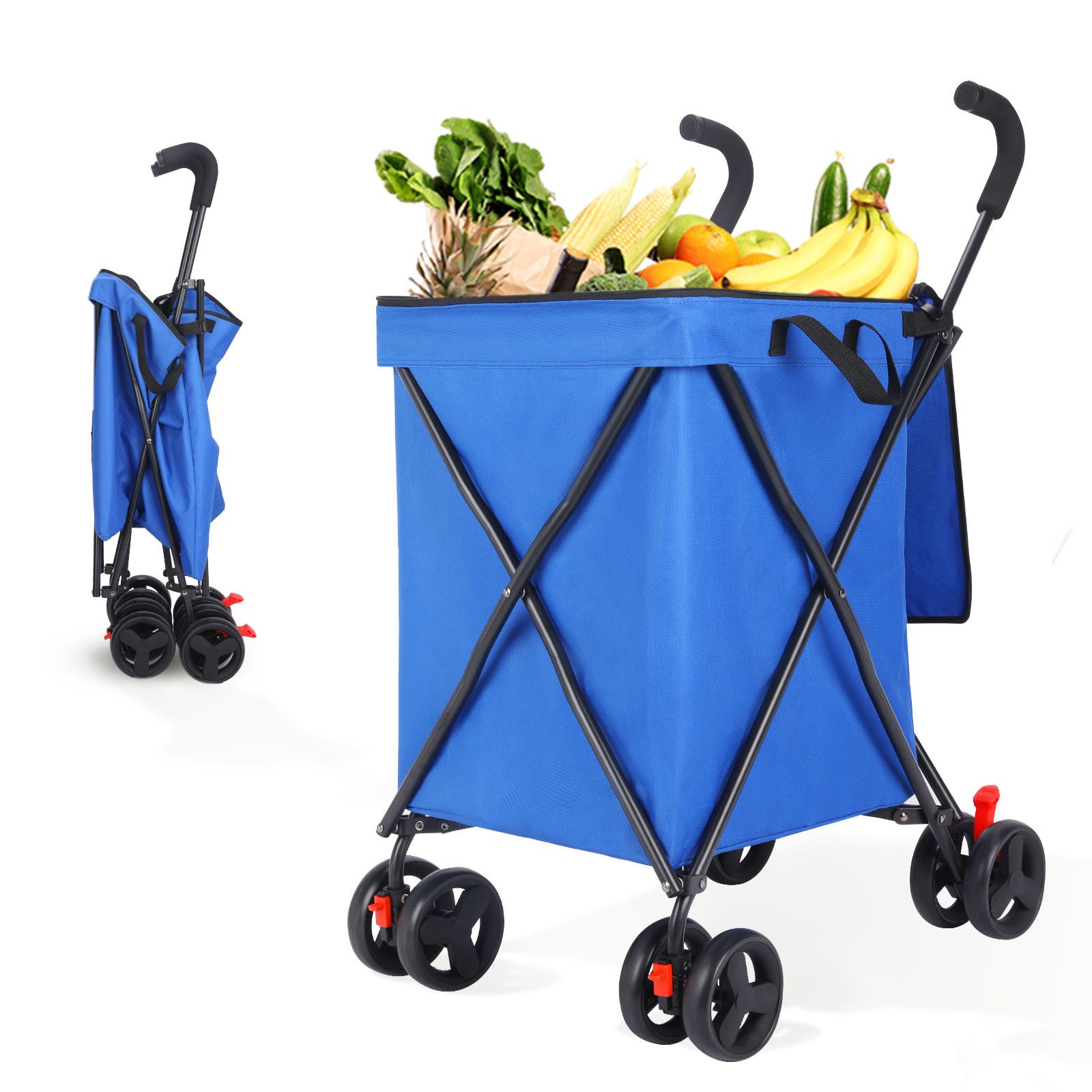 SURFOU Einkaufstrolley Faltbarer Einkaufstrolley 100 L – günstig online kaufen