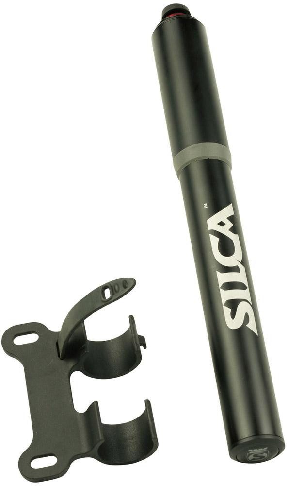 Silca Trinkflasche SILCA Gravelero Minipumpe  35 % mehr Volumen pro Hub, ausziehbarer Sc